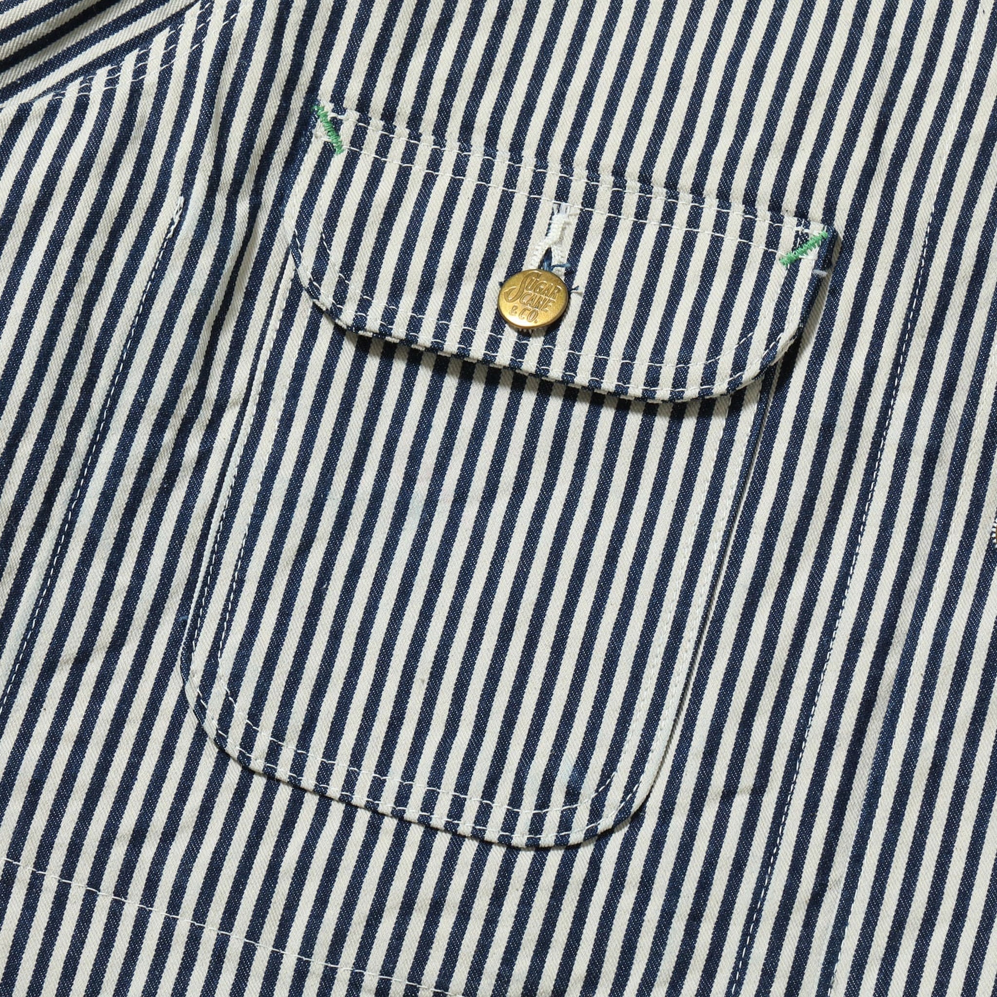 SC15656 11oz Hickory Stripe Work Coat