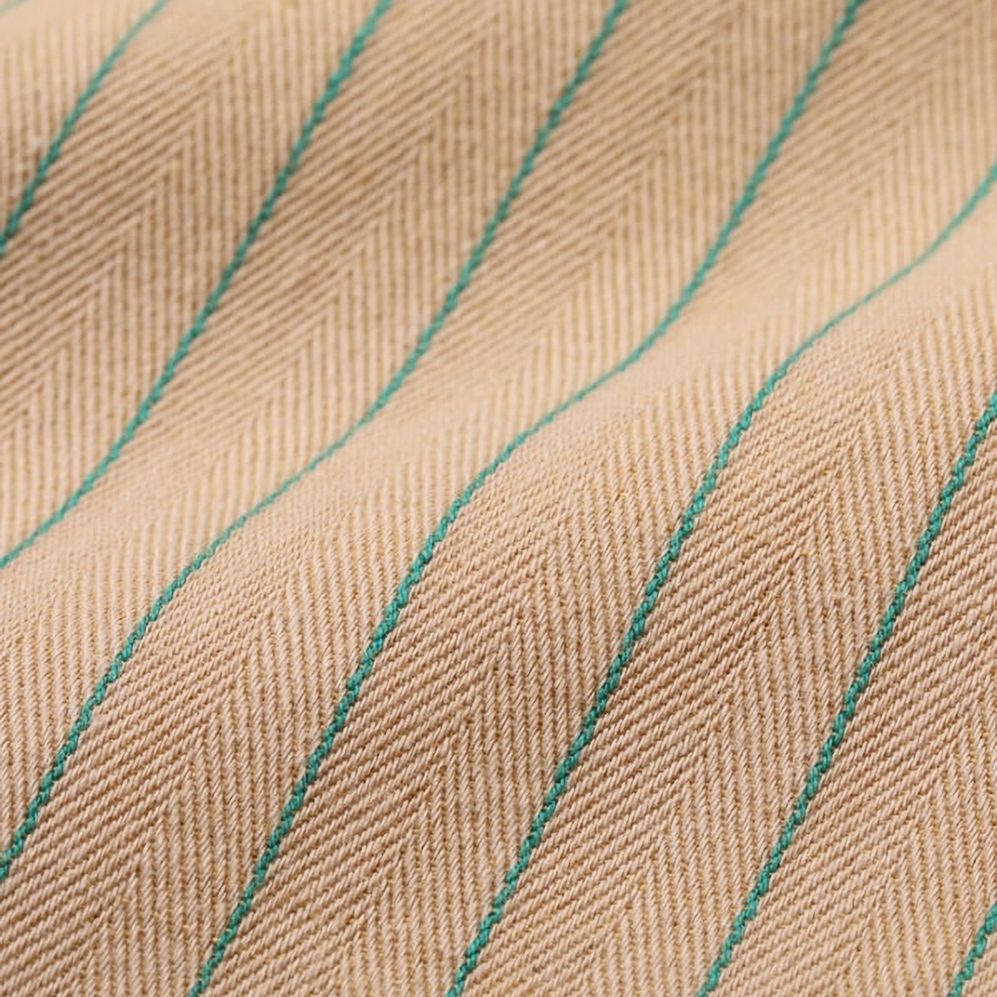 SC28652 Coke Stripe LS Work Shirt - Beige