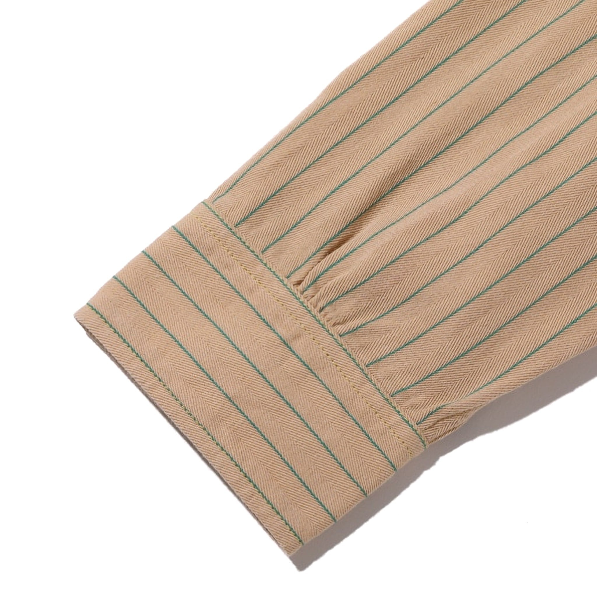 SC28652 Coke Stripe LS Work Shirt - Beige