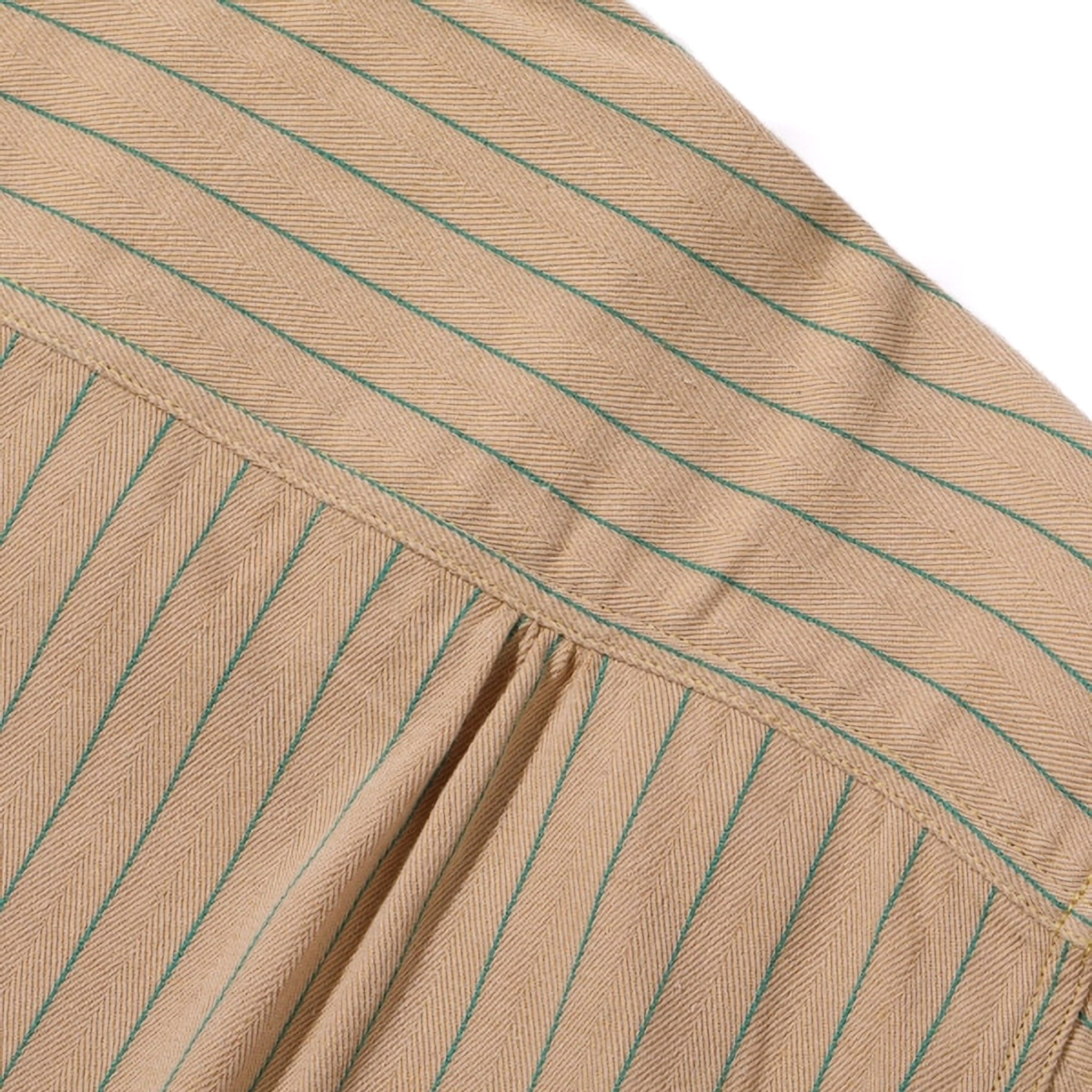 SC28652 Coke Stripe LS Work Shirt - Beige