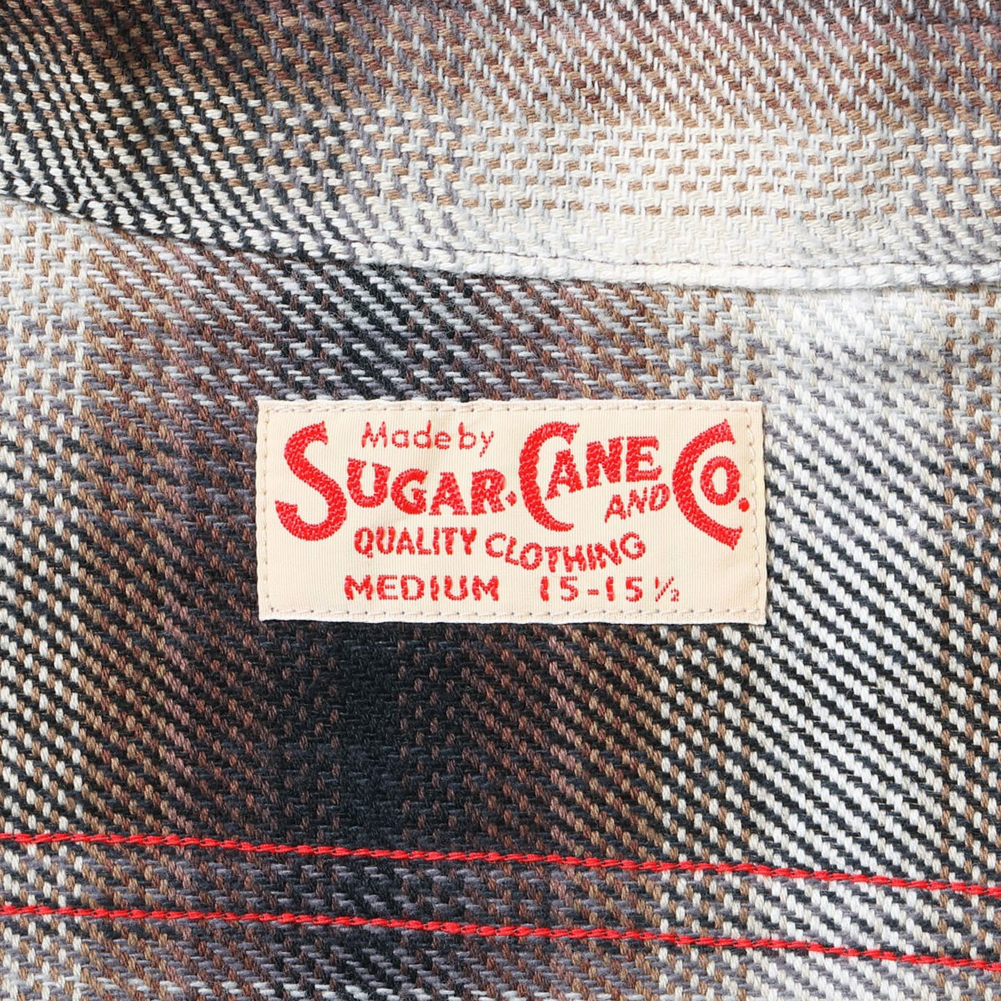SC29561 Twill Check Work Shirt - Brown