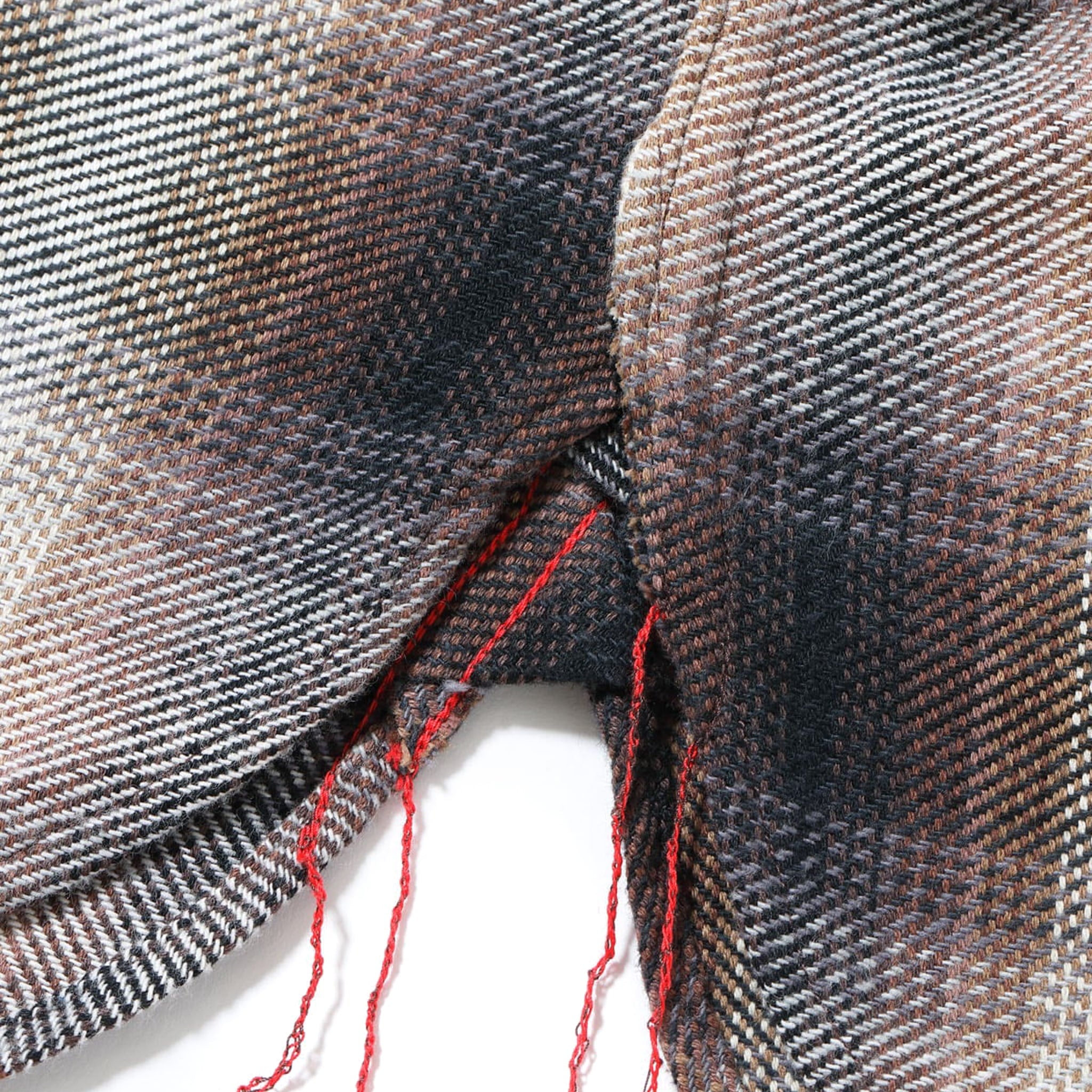SC29561 Twill Check Work Shirt - Brown