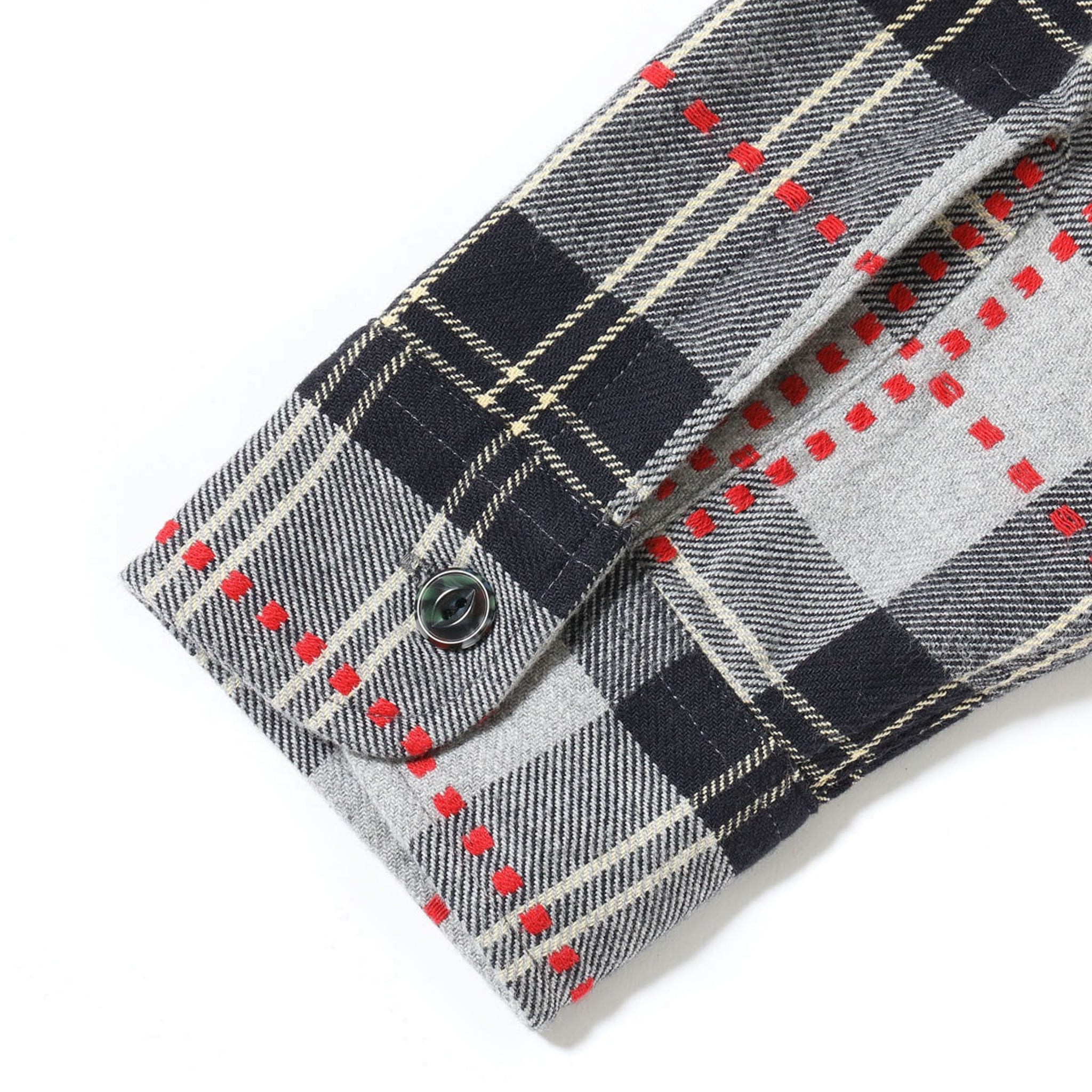 SC29583 Fiction Romance Dobby Check Work Shirt - Grey