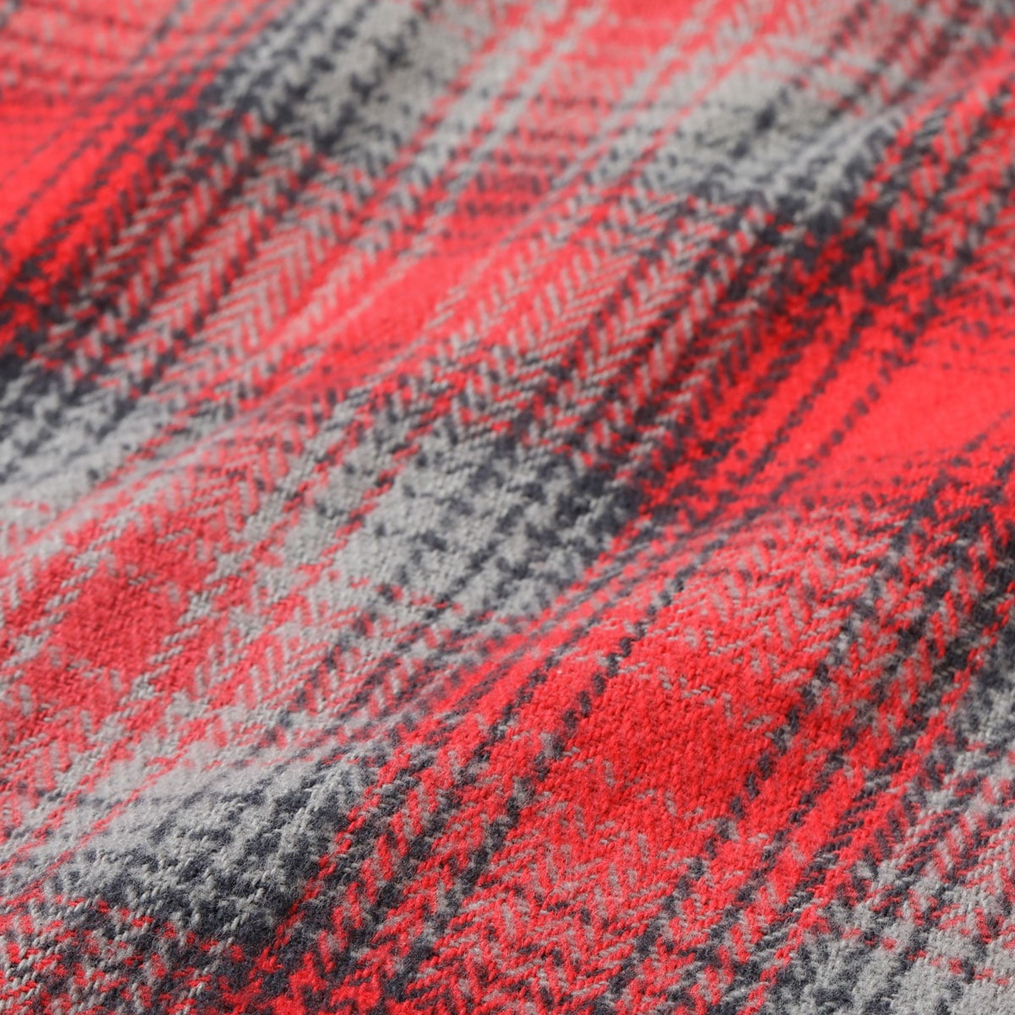 SC29584 Fiction Romance Herringbone Twill Check Work Shirt - Red