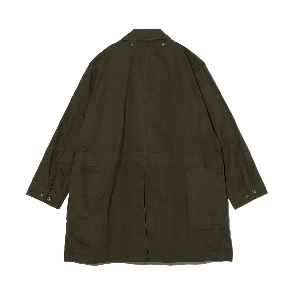 Shop Coat - Olive Heavyweight Cotton Ripstop
