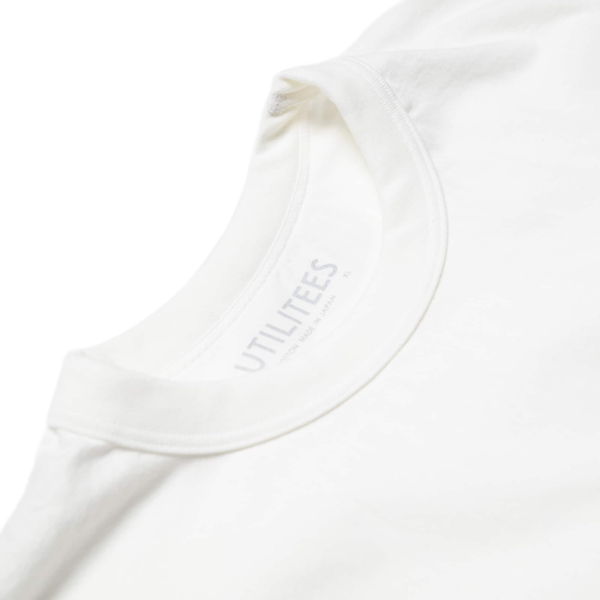 UTIL-WHT 5 5oz Loopwheel Crew Neck T-Shirt - White