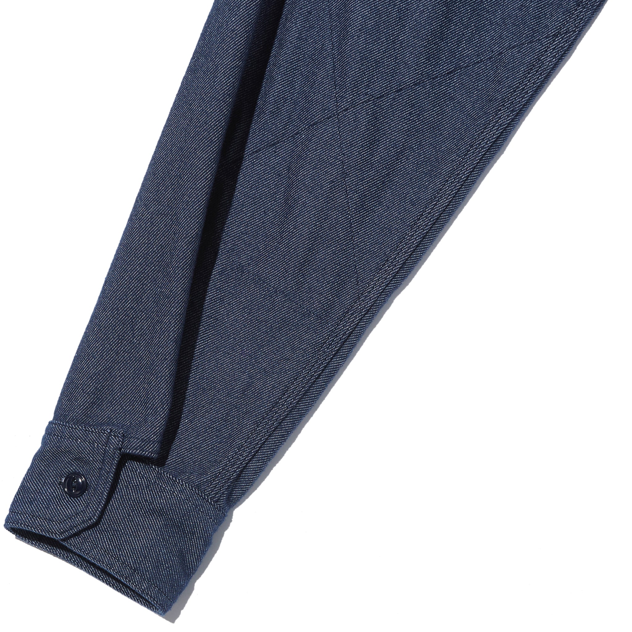 Work Shirt - Indigo Cotton Denim Flannel