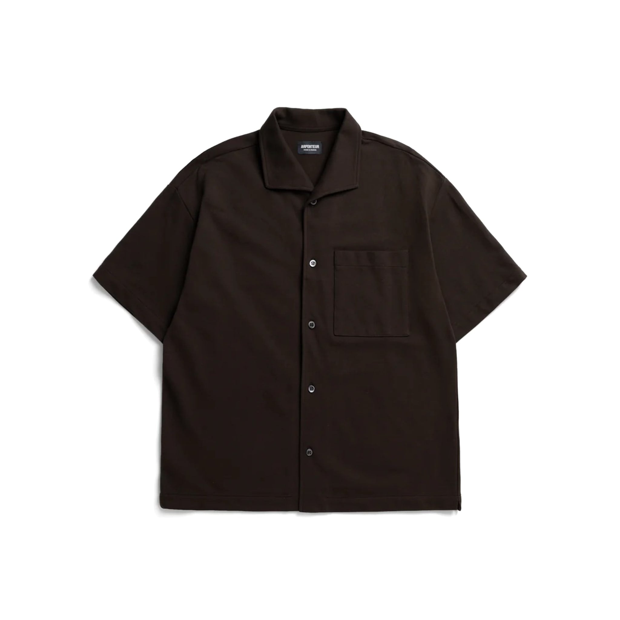 Arpenteur Coral Wide Collar Shirt Rachel Mesh Brown | BlackBlue