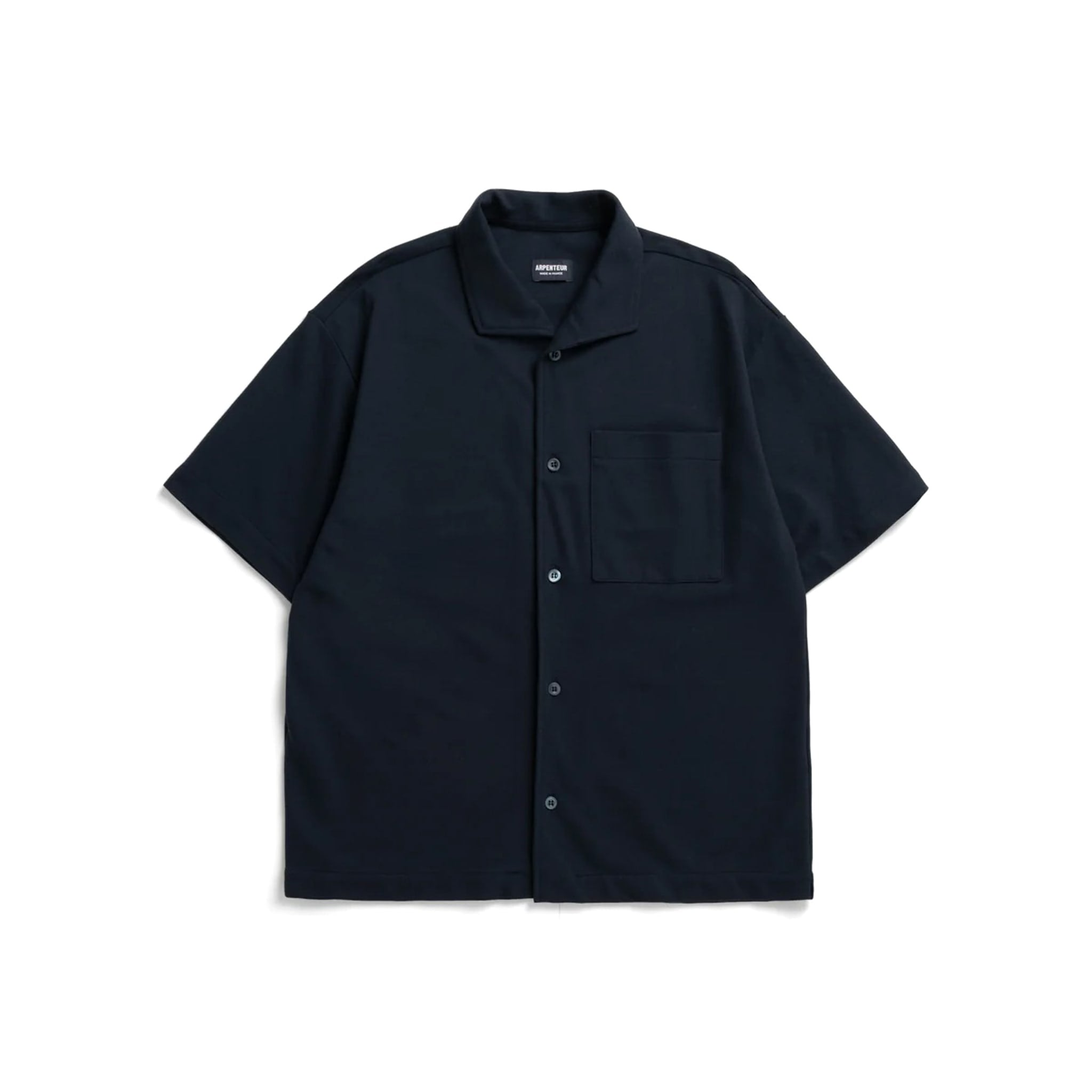 Coral Wide Collar Shirt Rachel Mesh - Midnight