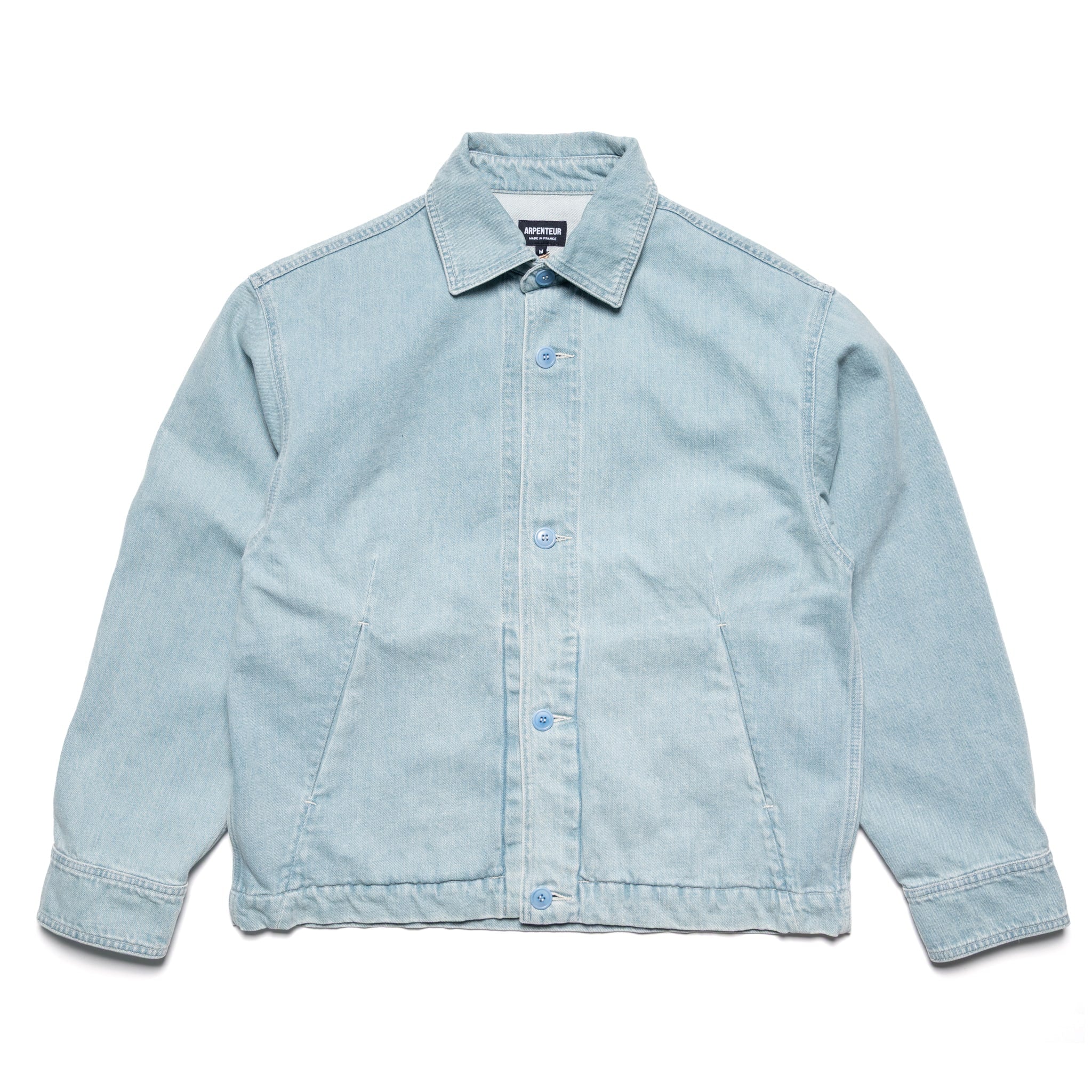 Arpenteur Lux J Jacket Midweight Denim Bleach | BlackBlue