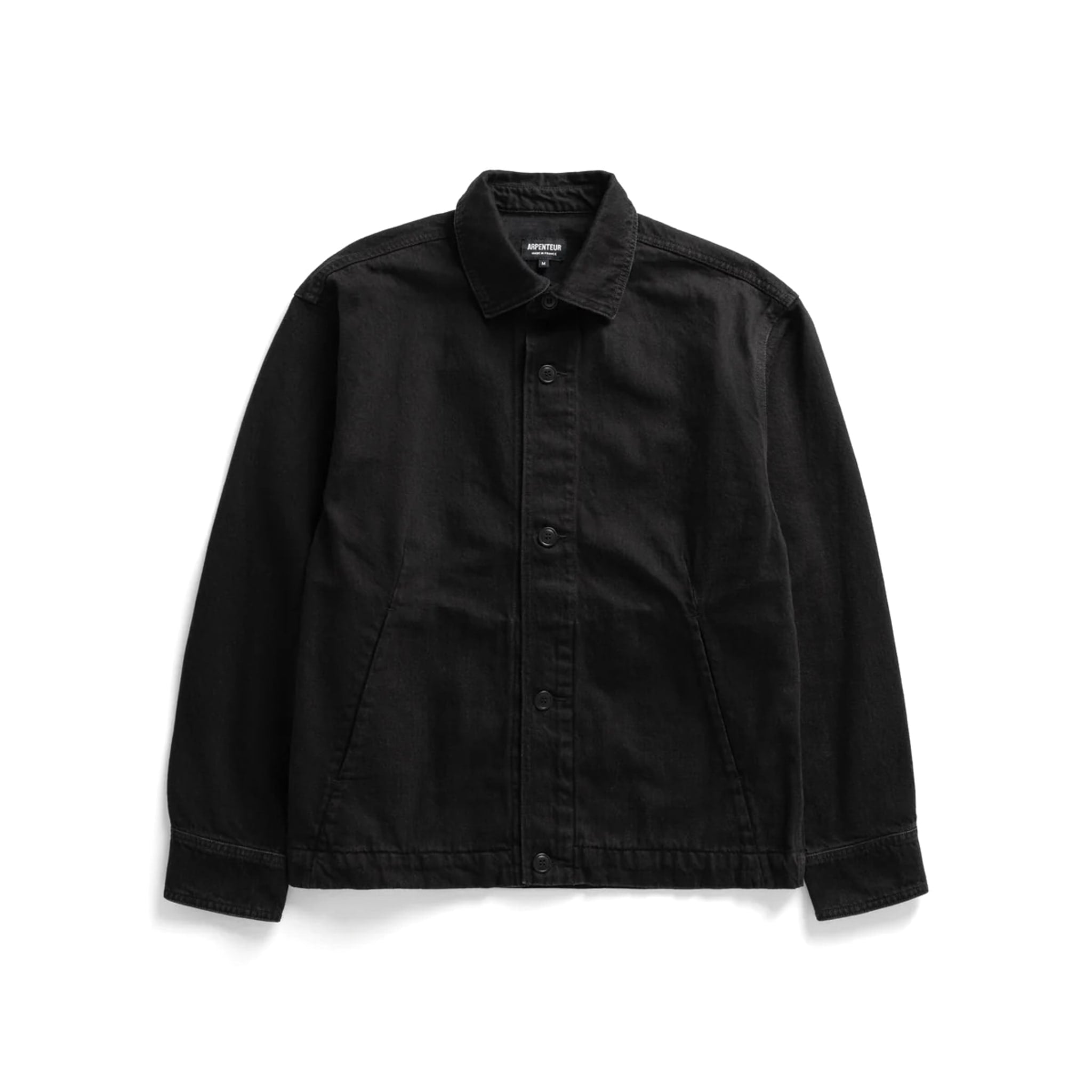 Arpenteur Lux J Jacket Midweight Denim Washed Black | BlackBlue