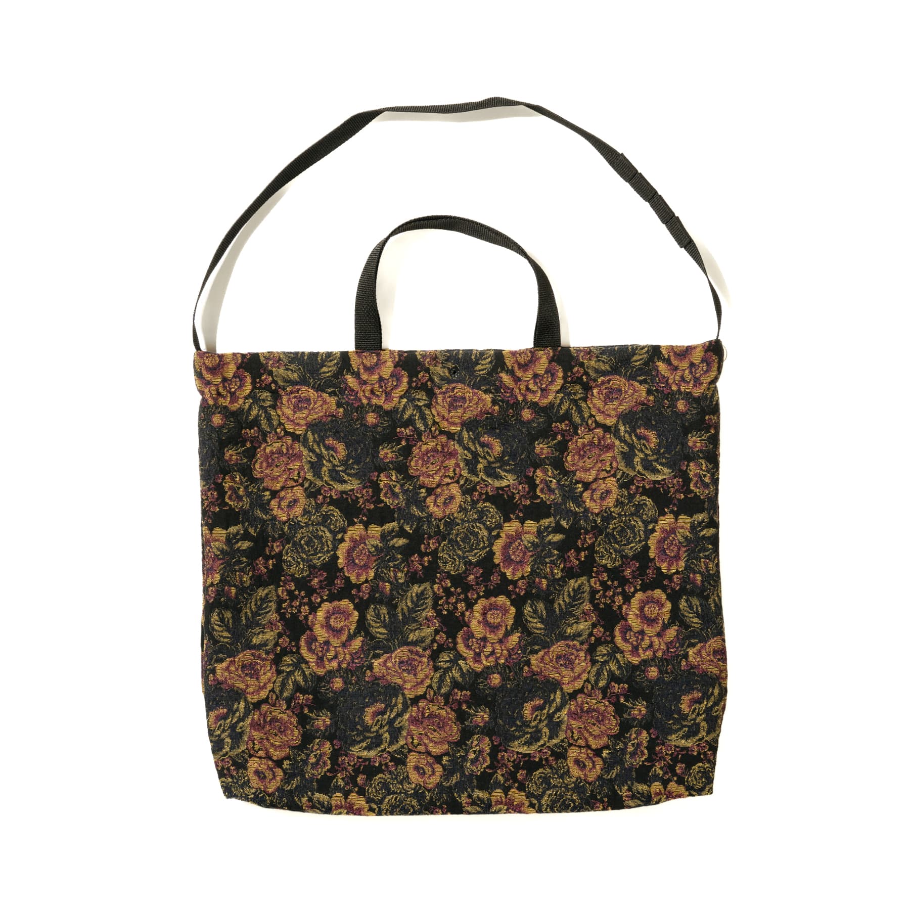 Carry All Tote - Black/Gold CP Floral Jacquard