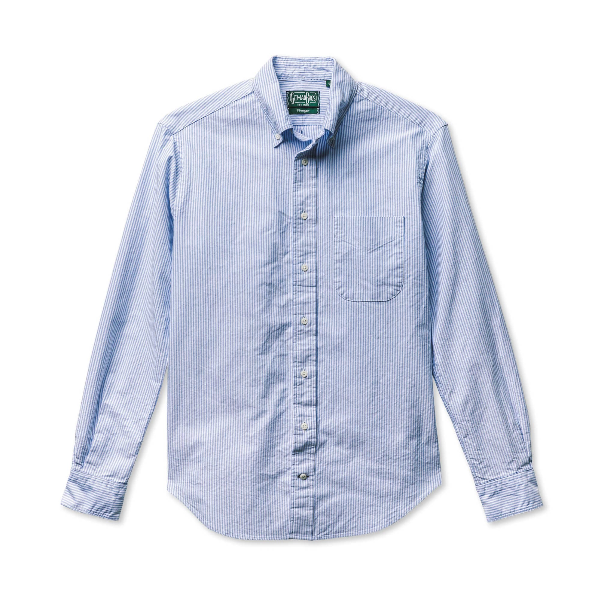 Blue Stripe Oxford