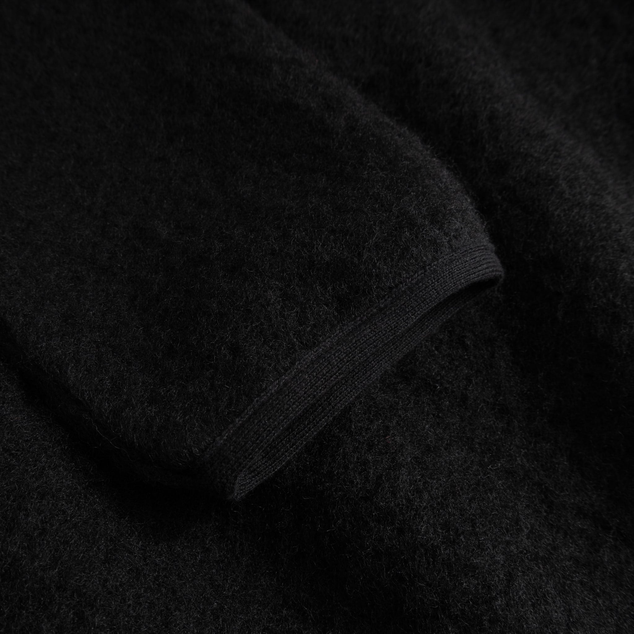 Contour Jacket Brushed Wool - Black