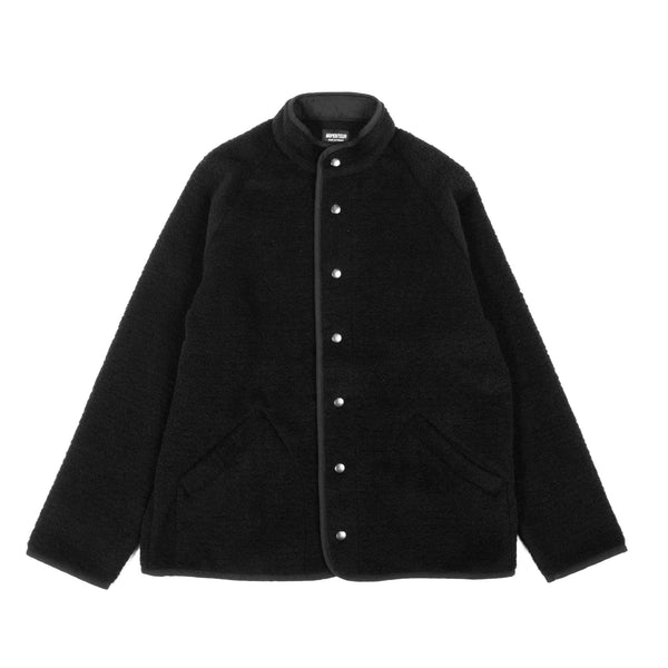 Arpenteur Contour Jacket Brushed Wool/Mohair Black Front