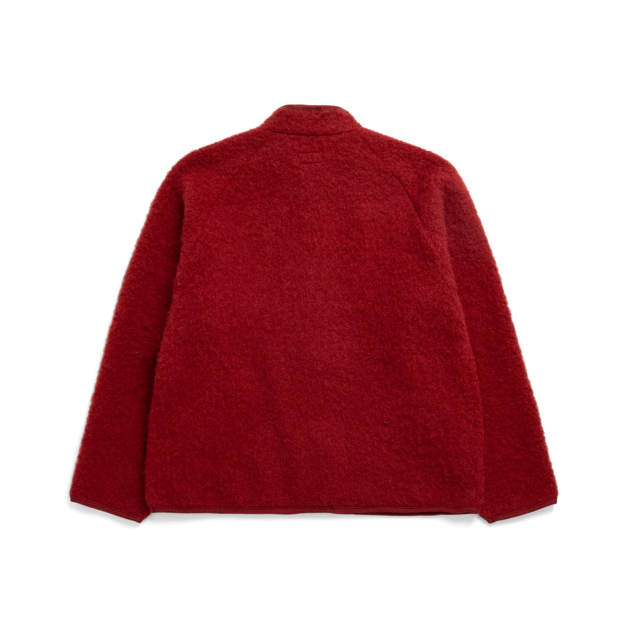Contour Jacket Brushed Wool - Red