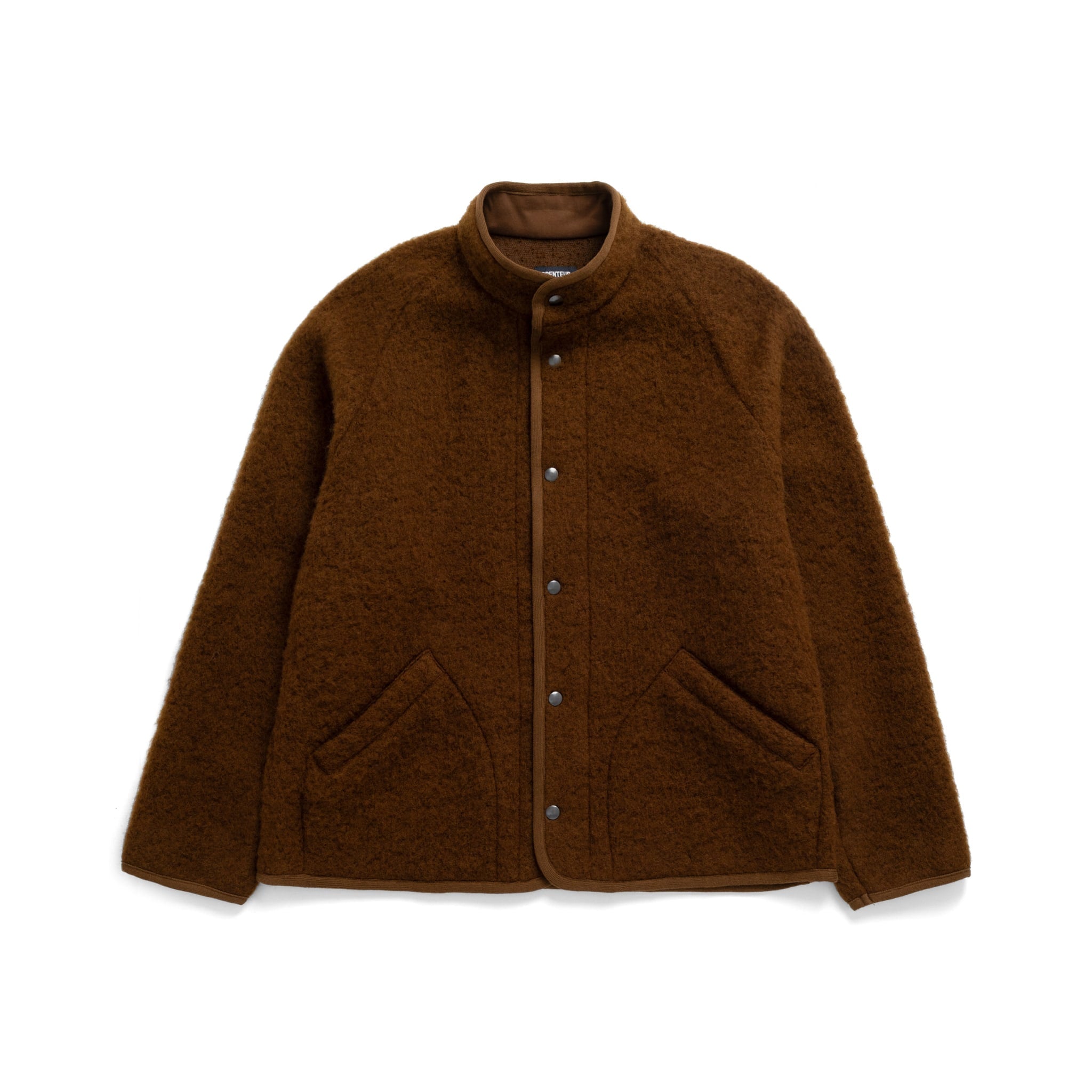 Contour Jacket Brushed Wool - Tobacco