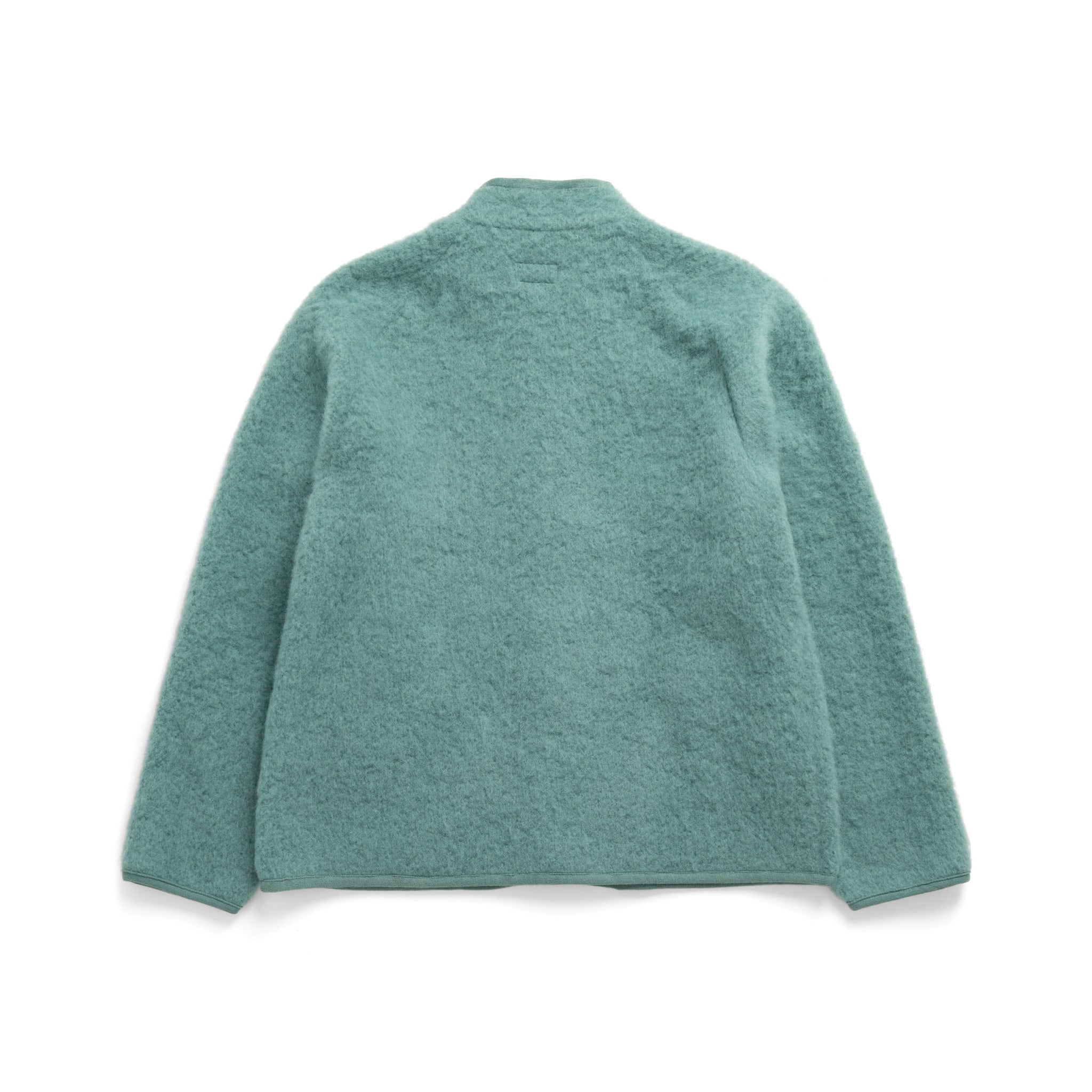 Contour Jacket Brushed Wool - Turquoise