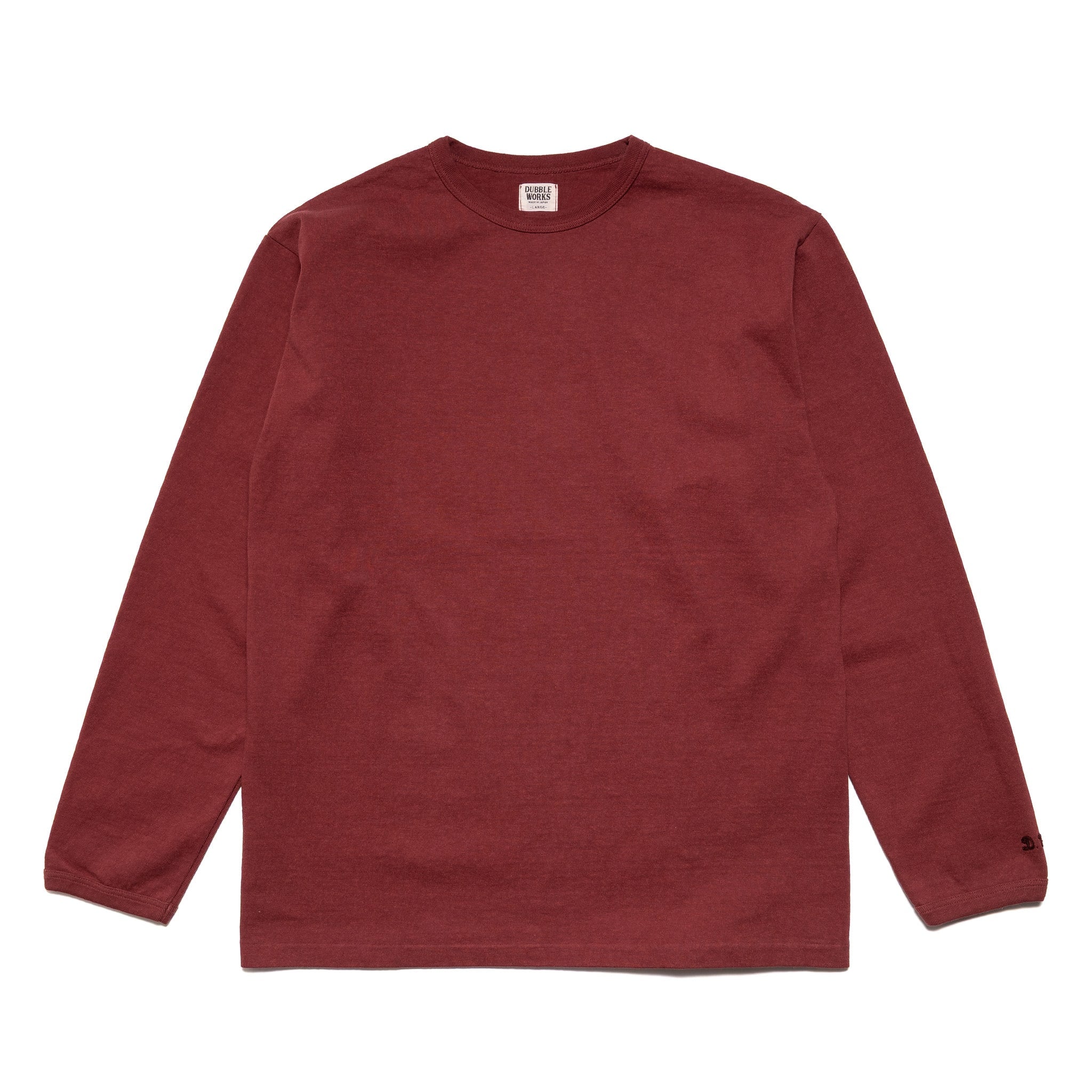 58001 Heavyweight LS Tee - Burgundy