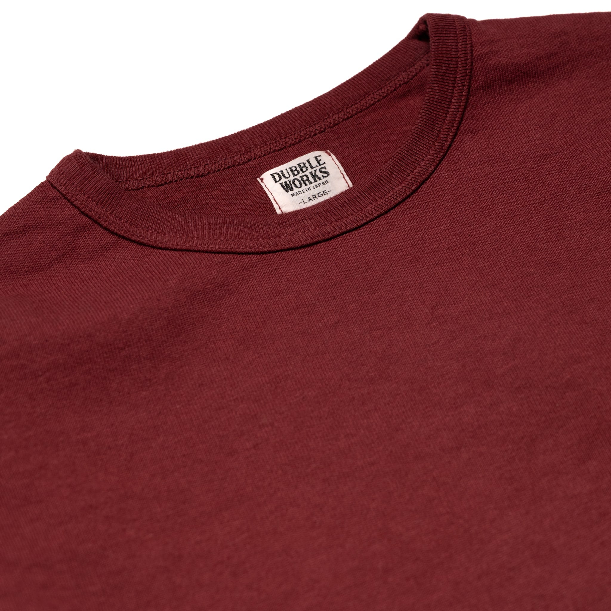 58001 Heavyweight LS Tee - Burgundy
