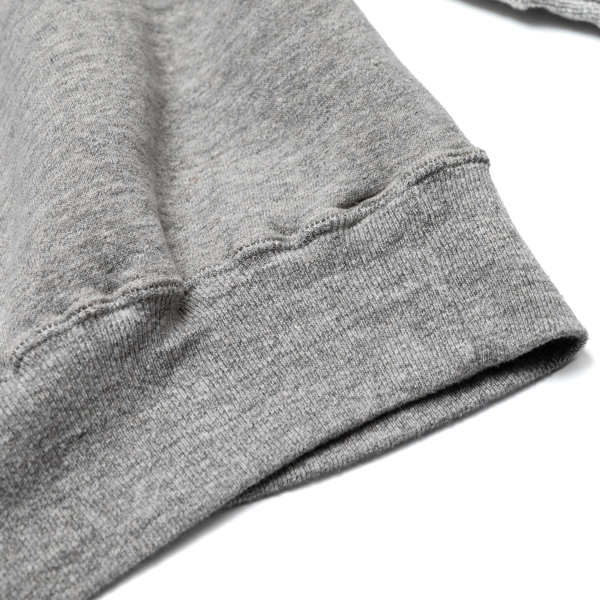 86001 Loopwheel Sweatshirt - Heather Grey