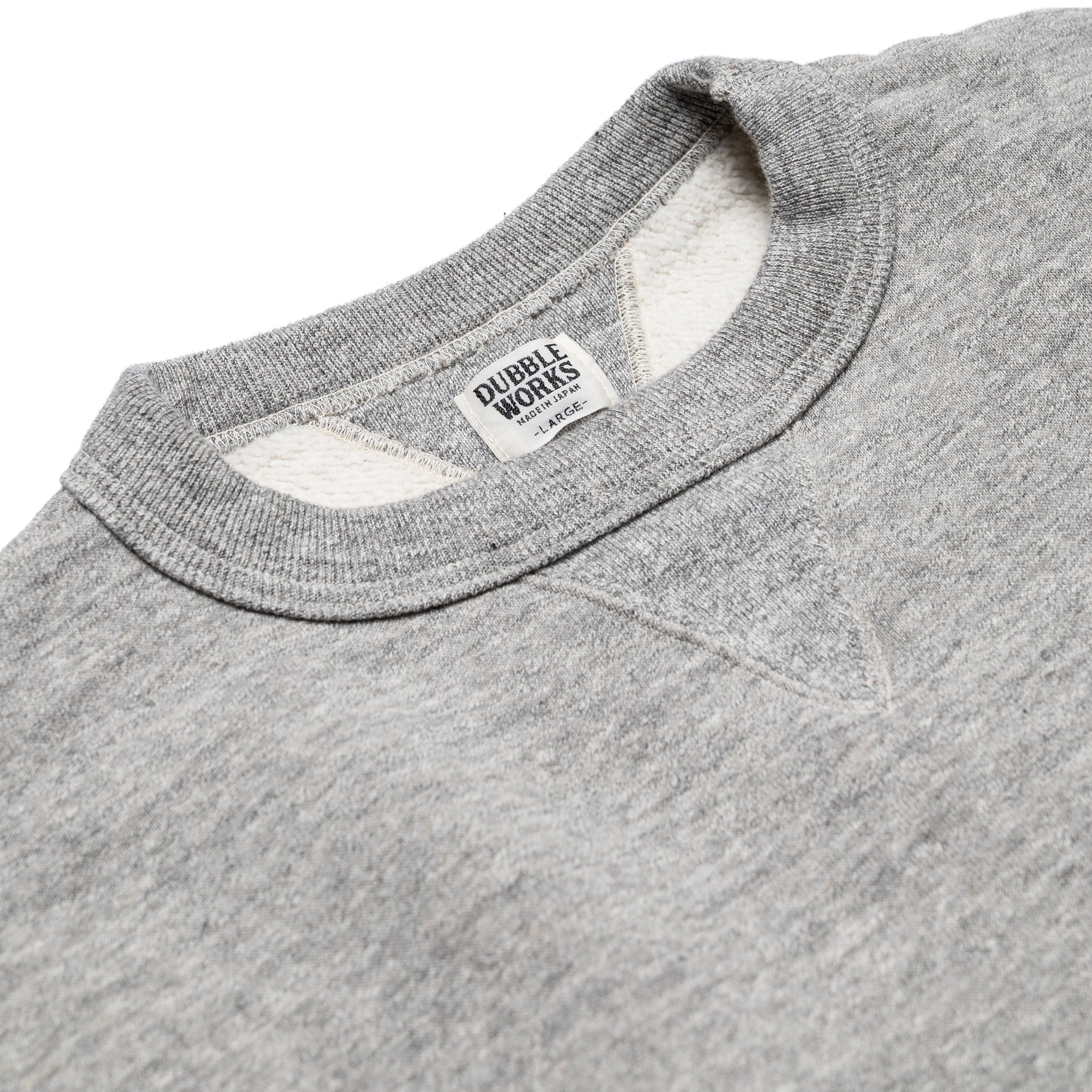 86001 Loopwheel Sweatshirt - Heather Grey