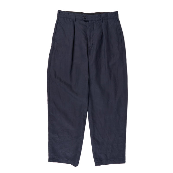 Carlyle Pant - Navy Linen Twill