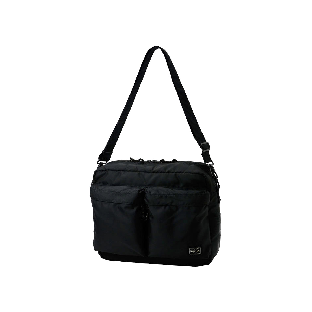 Porter-Yoshida Force Shoulder Bag Black Large | BlackBlue
