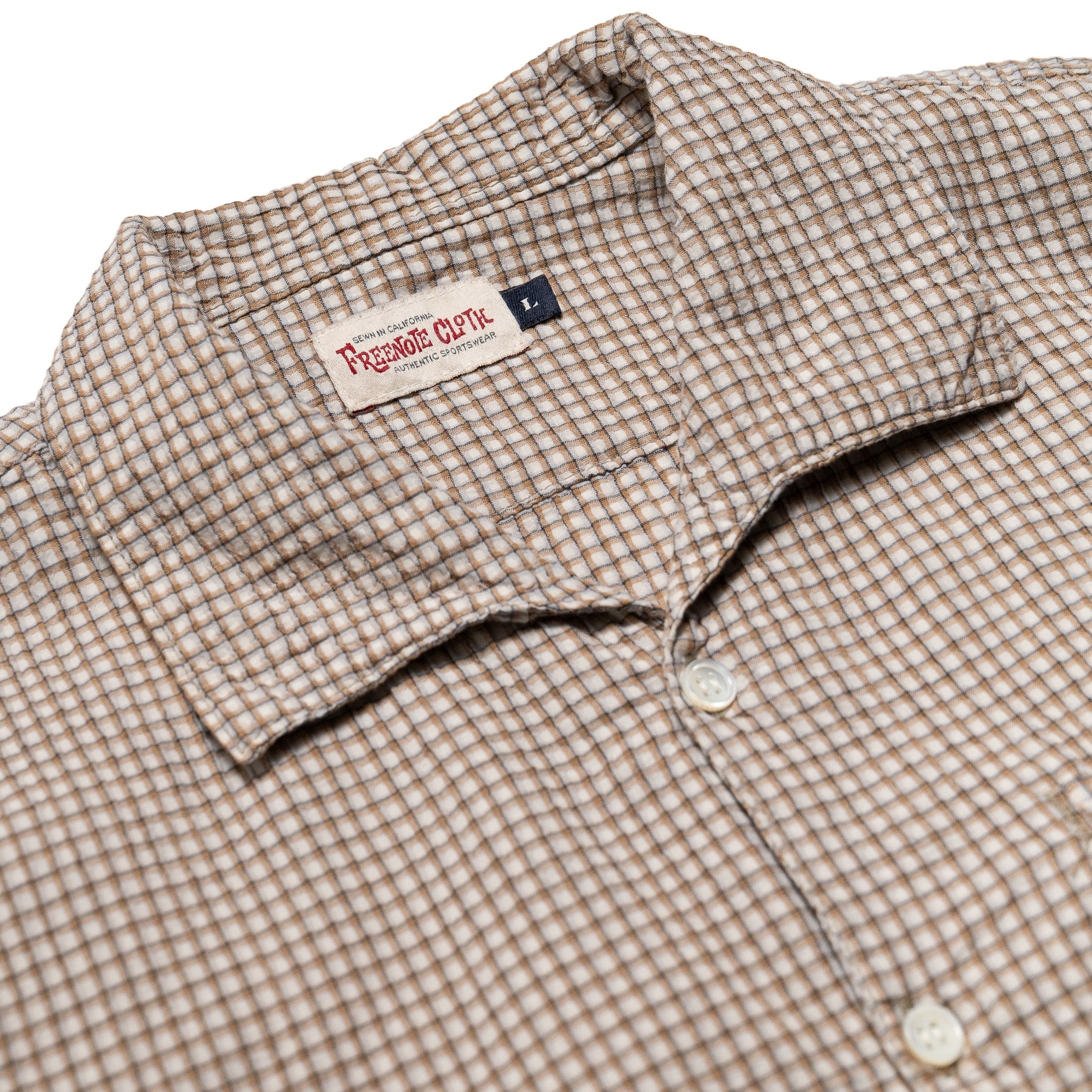 Cayucos Seersucker - White Plaid