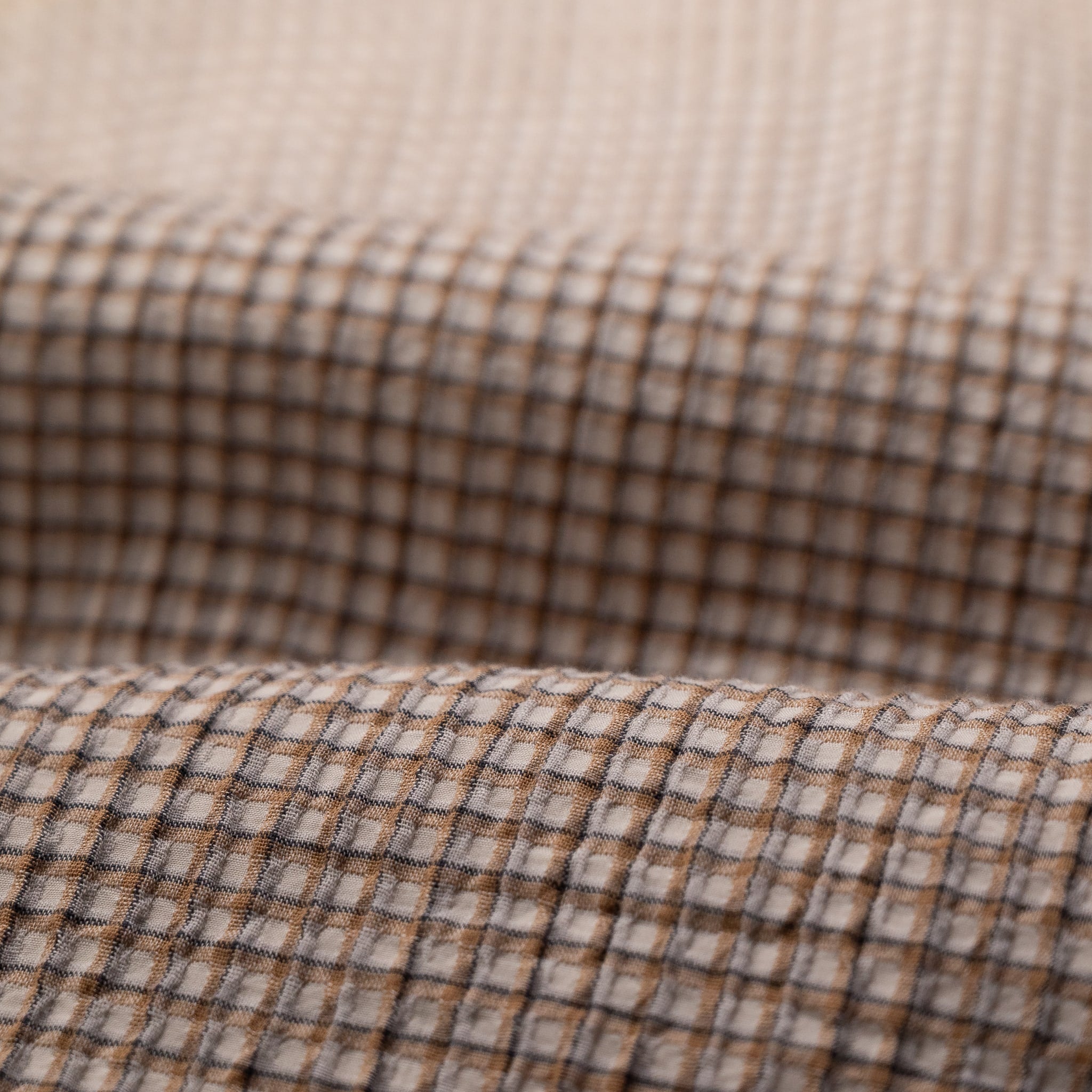 Cayucos Seersucker - White Plaid