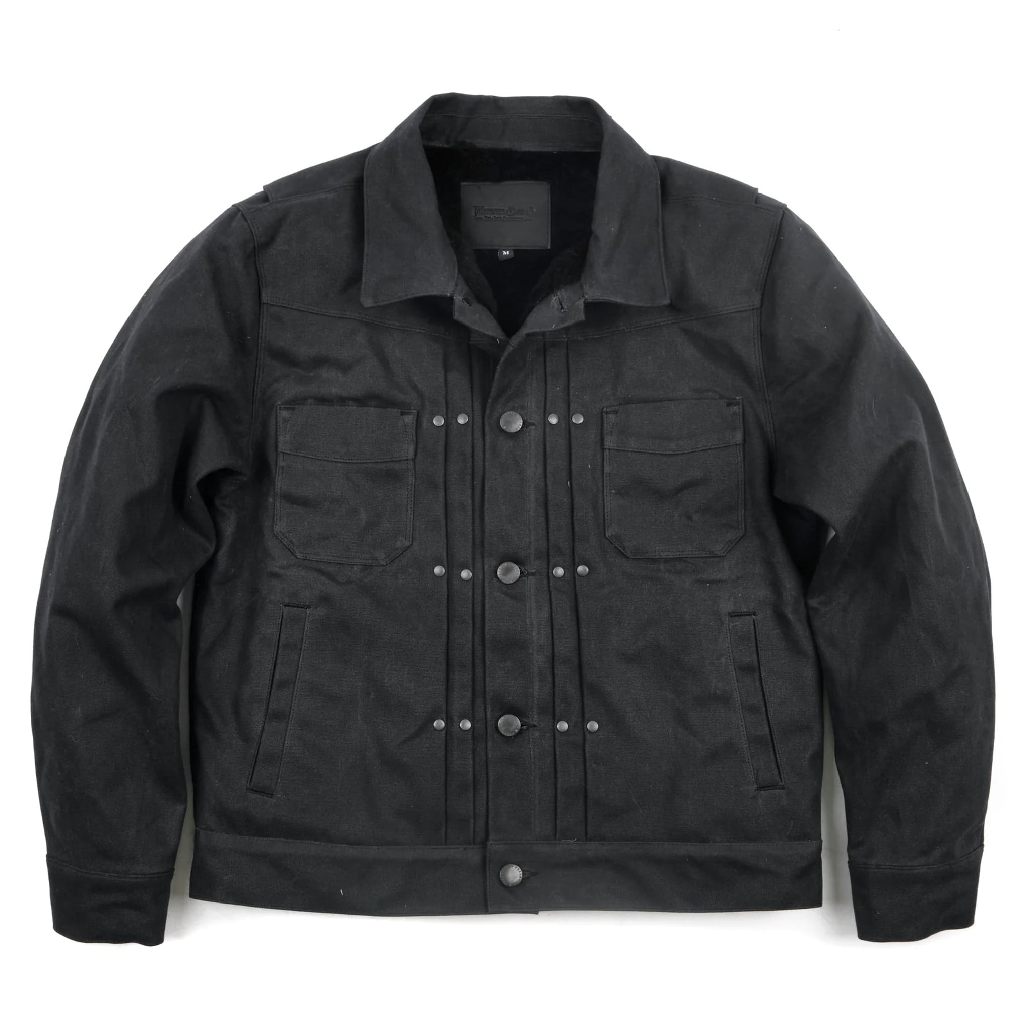 Riders Jacket Heavy Canvas - Black Alpaca