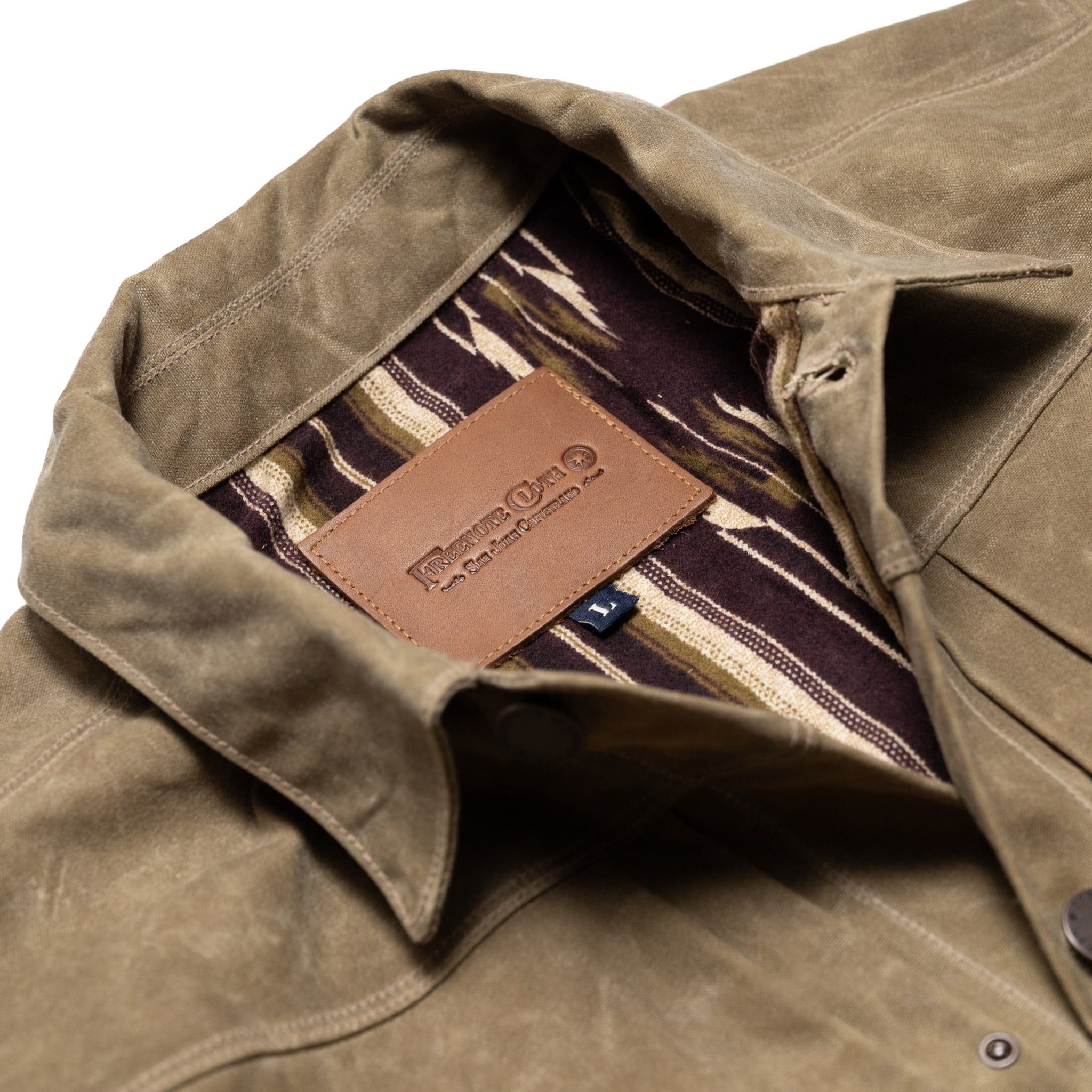 RJ-1 Riders Jacket - Waxed Canvas - Tobacco (Purple Lining)