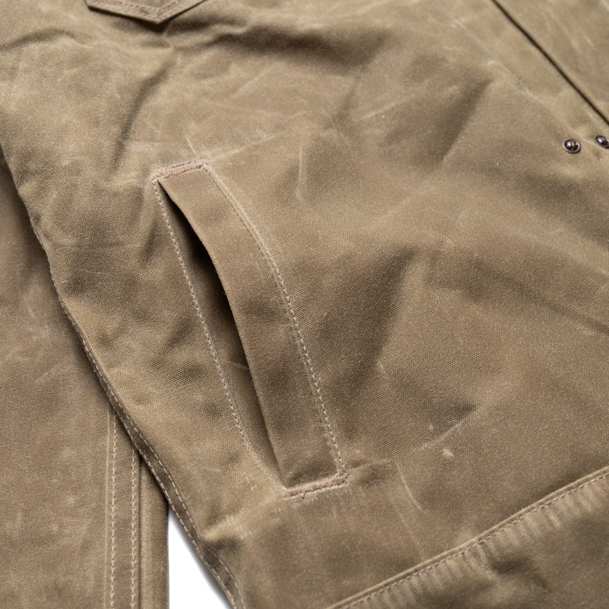 RJ-1 Riders Jacket - Waxed Canvas - Tobacco (Purple Lining)