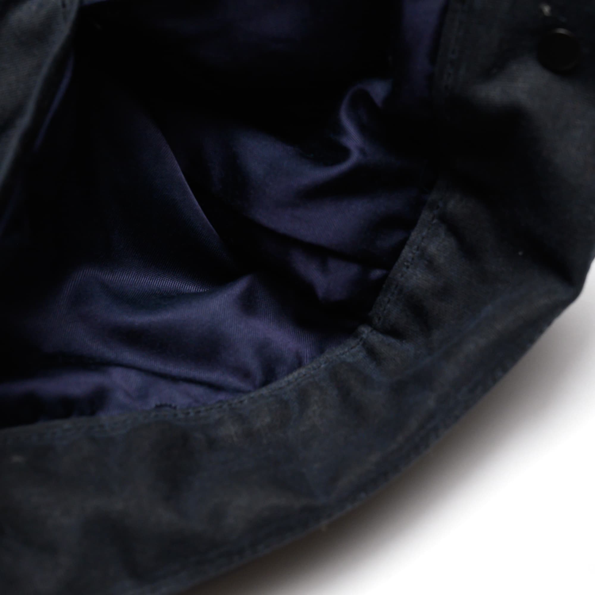 Freenote Cloth RJ-1 Riders Jacket Waxed Canvas Black (Red Interior) - Sleeve Liner