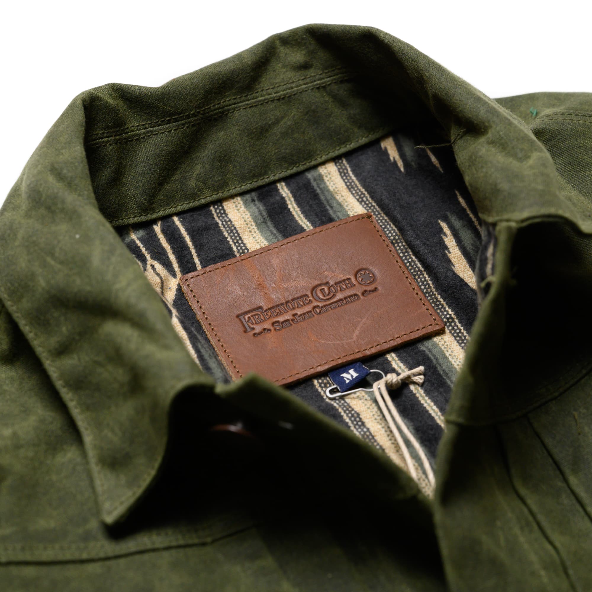 RJ-1 Riders Jacket Waxed Canvas - Olive (Olive Lining)