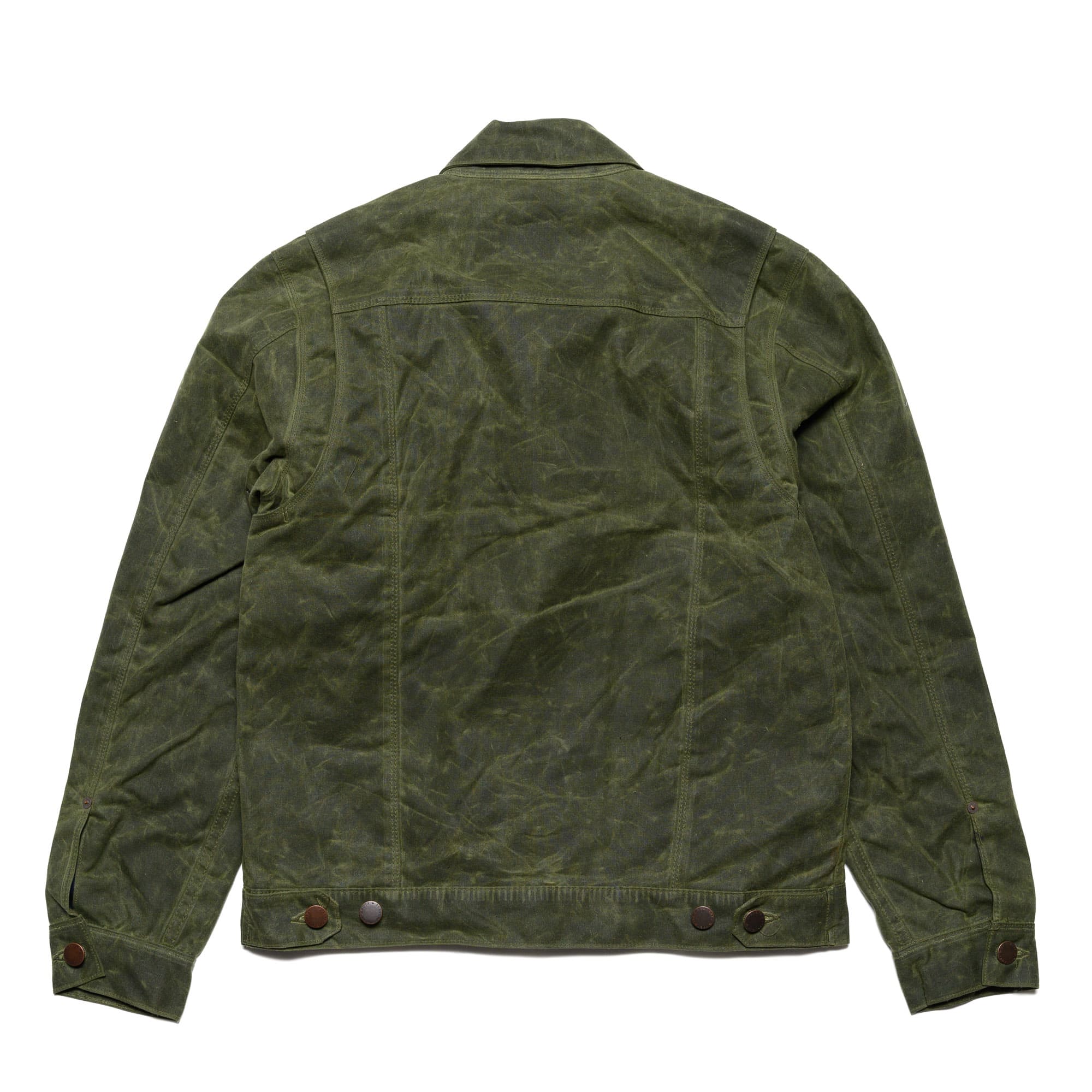 RJ-1 Riders Jacket Waxed Canvas - Olive (Olive Lining)