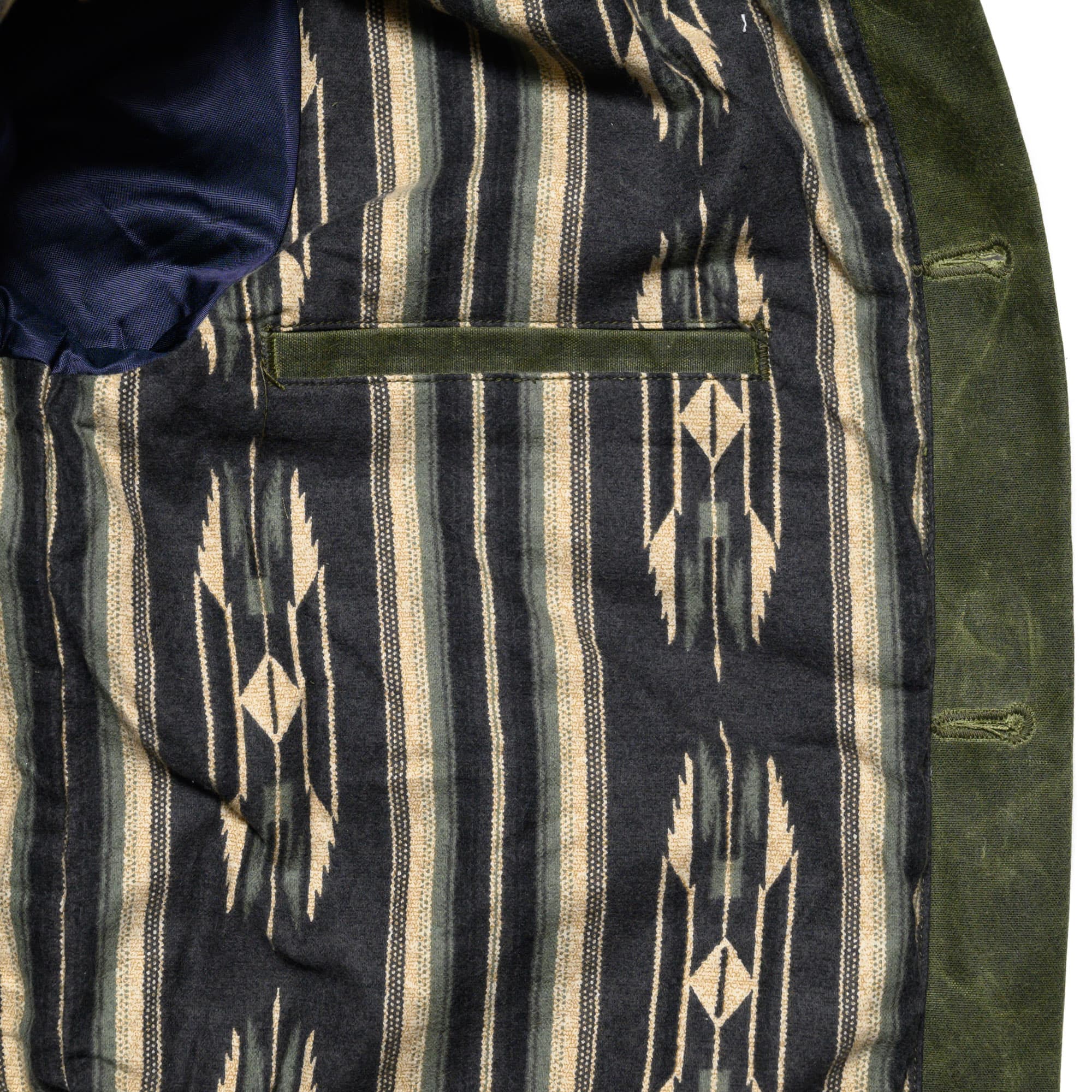 RJ-1 Riders Jacket Waxed Canvas - Olive (Olive Lining)