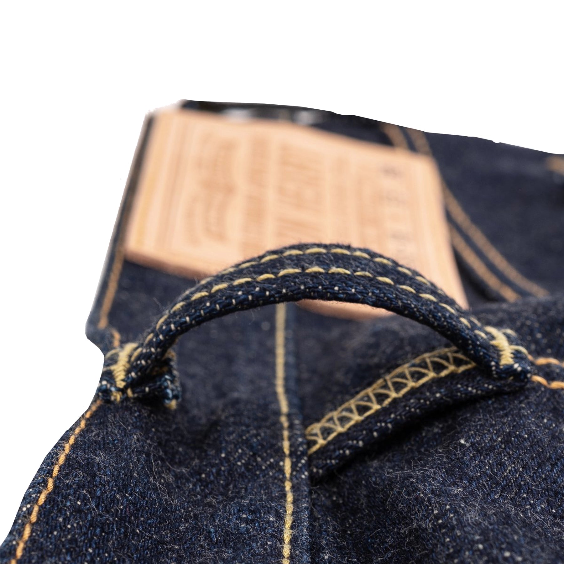 Iron Heart IH-888S-18 Japanese Selvedge Denim Belt Loop Detail