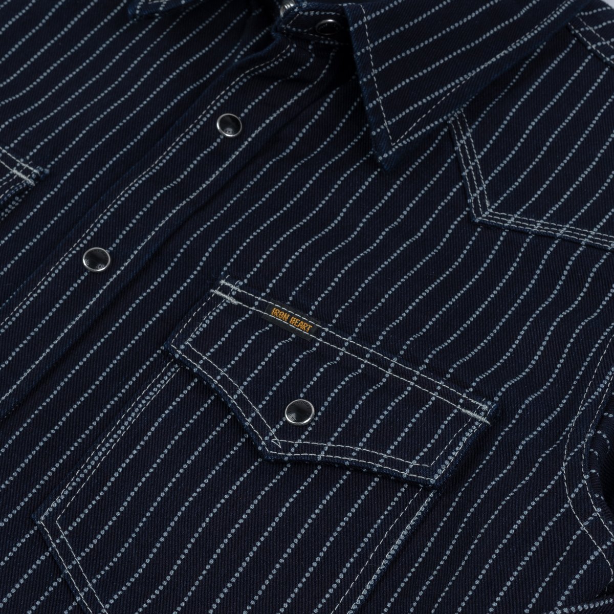 IHSH-62-IND 12oz Wabash Western Shirt - Indigo