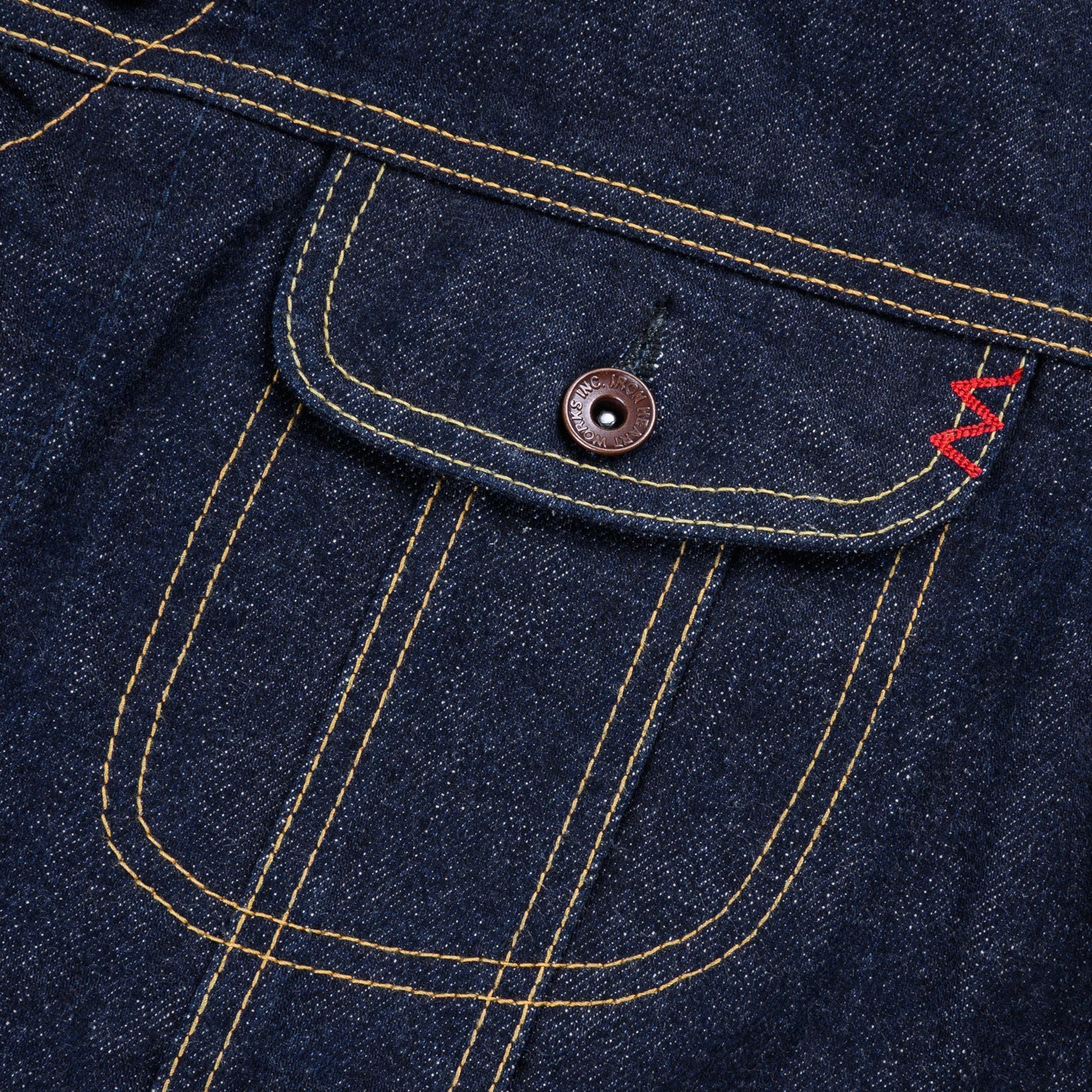 IH-101J-SR 18oz Selvedge Denim Storm Rider Jacket - Indigo