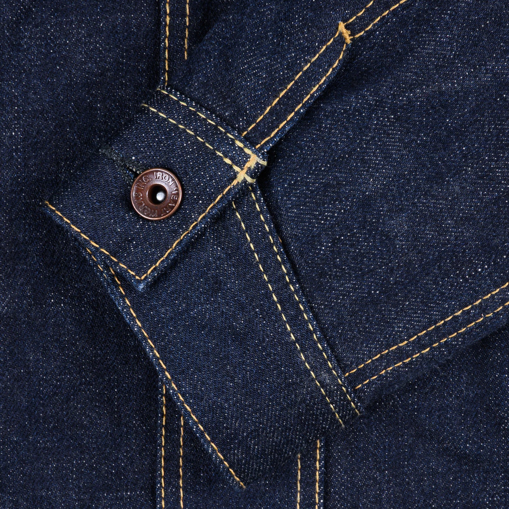 IH-101J-SR 18oz Selvedge Denim Storm Rider Jacket - Indigo