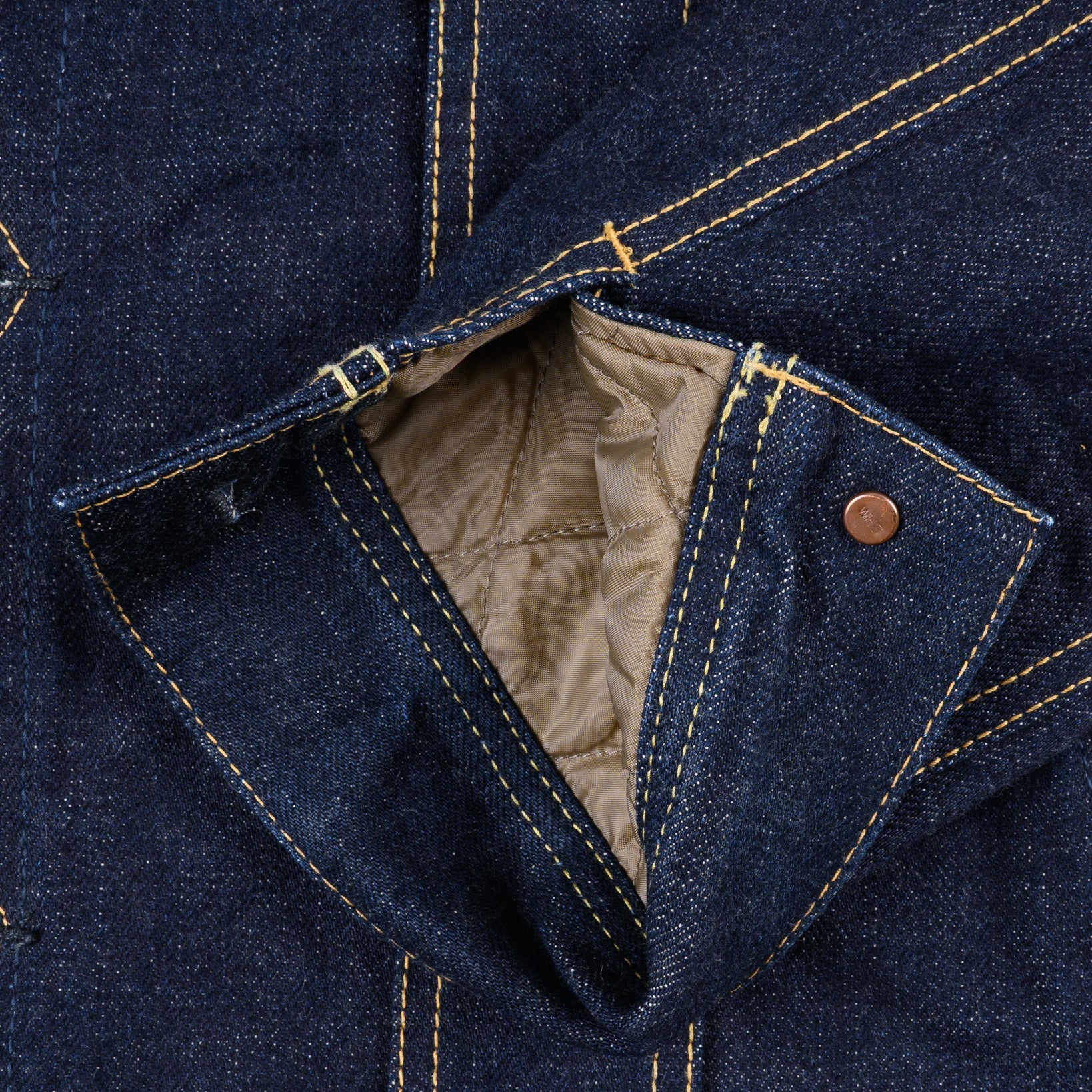 IH-101J-SR 18oz Selvedge Denim Storm Rider Jacket - Indigo