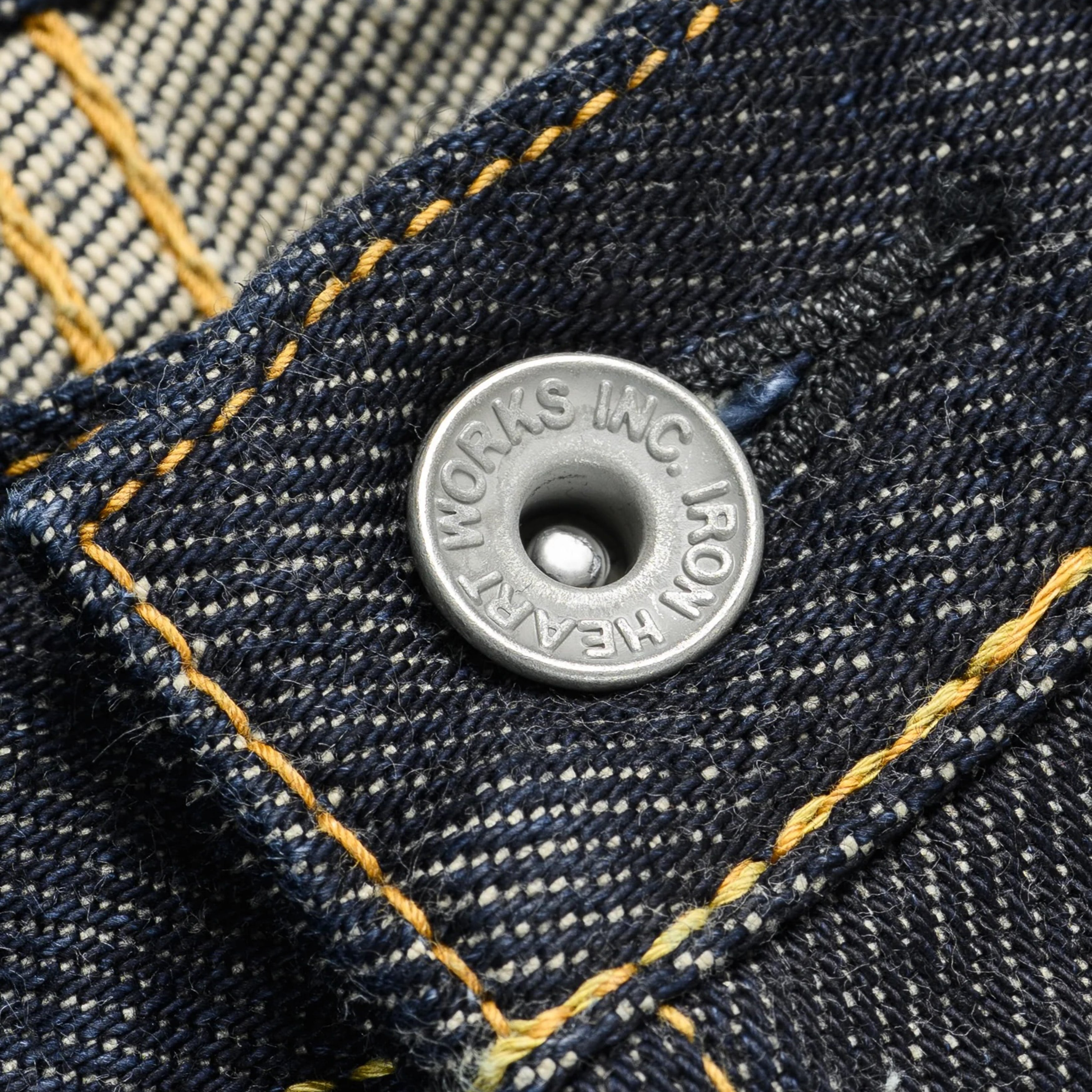 IH-555S-21 21oz Selvedge Denim Slim Cut Jeans - Indigo