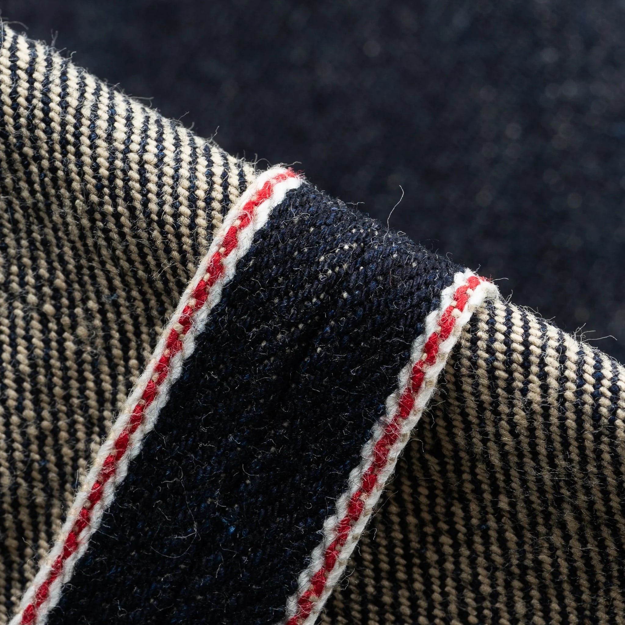 IH-634N 17oz Selvedge Denim Straight Cut Jeans - Natural Indigo