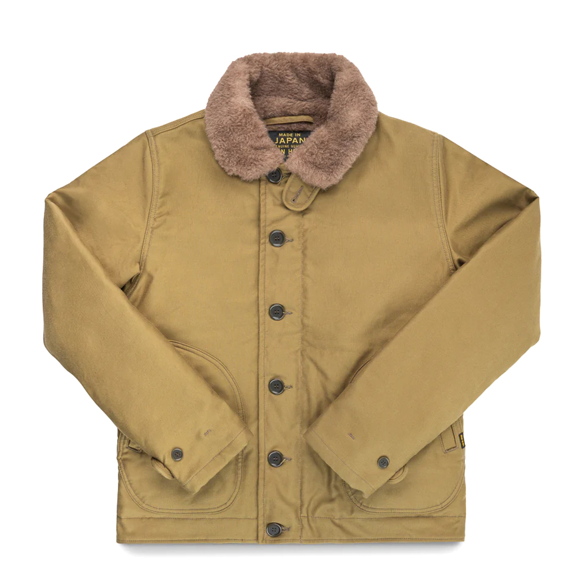 Iron Heart IHM-35-KHA Whipcord N1 Deck Jacket Khaki | BlackBlue