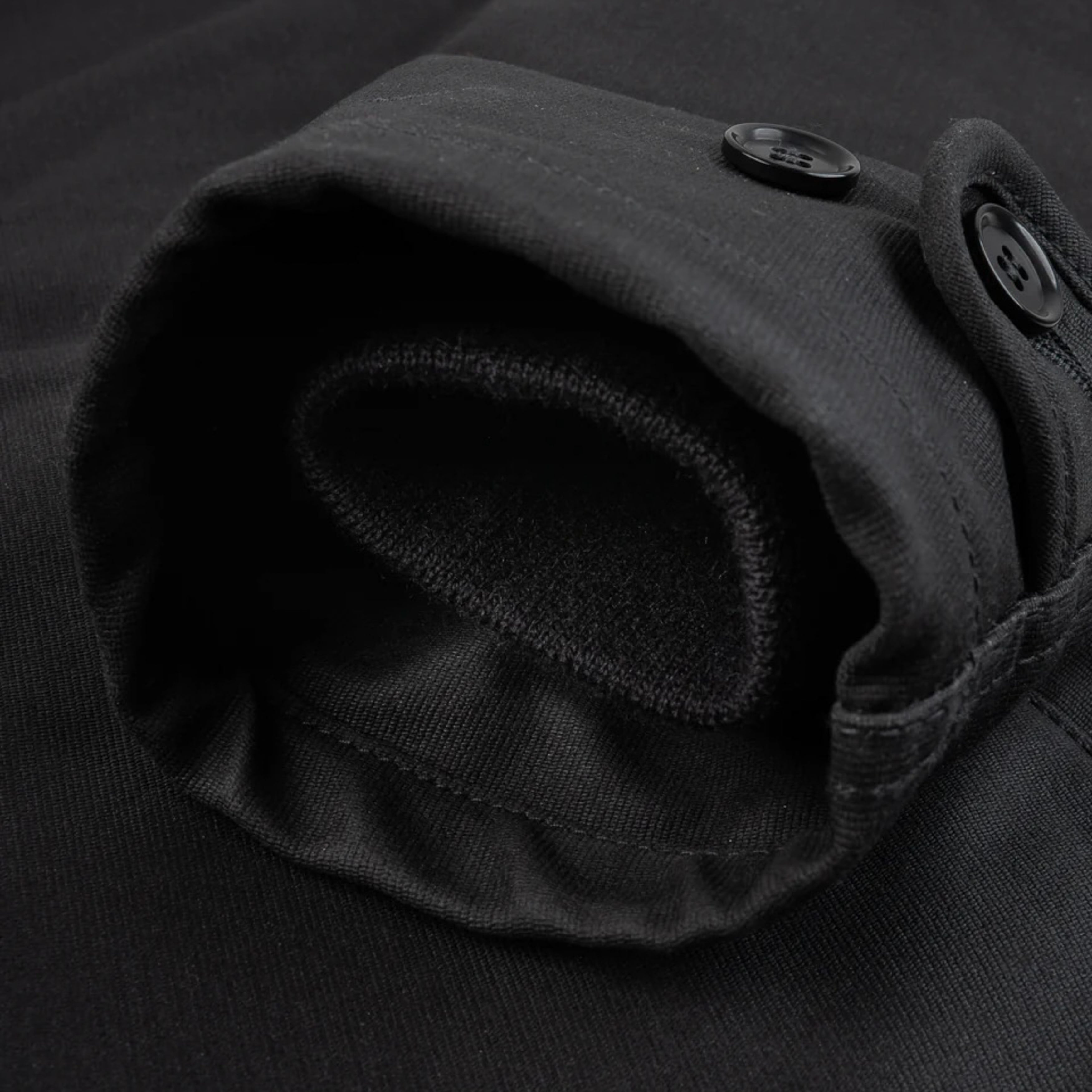 IHM-37-BLK (FW25) Oiled Whipcord N1 Deck Jacket - Black