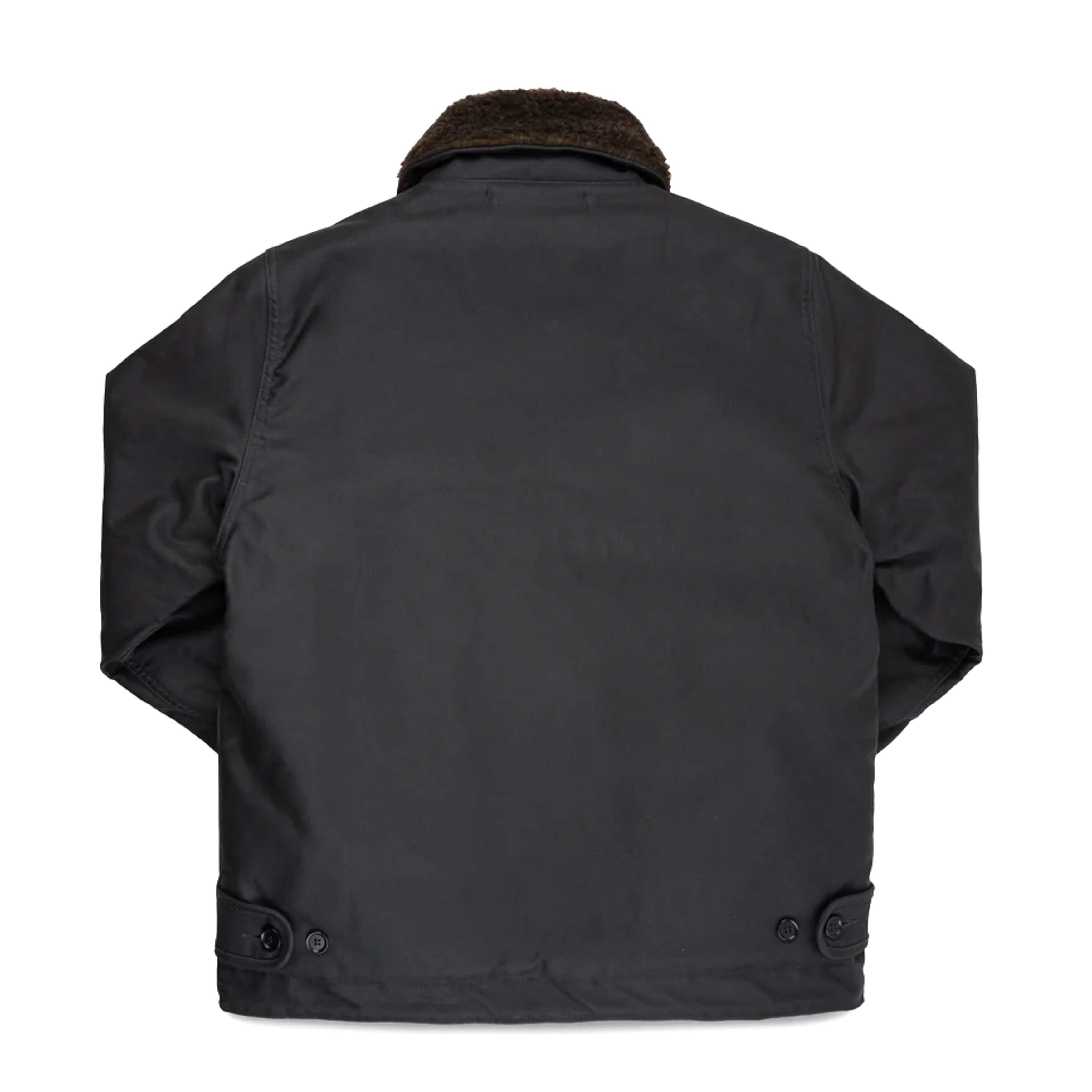 IHM-37-BLK (FW25) Oiled Whipcord N1 Deck Jacket - Black