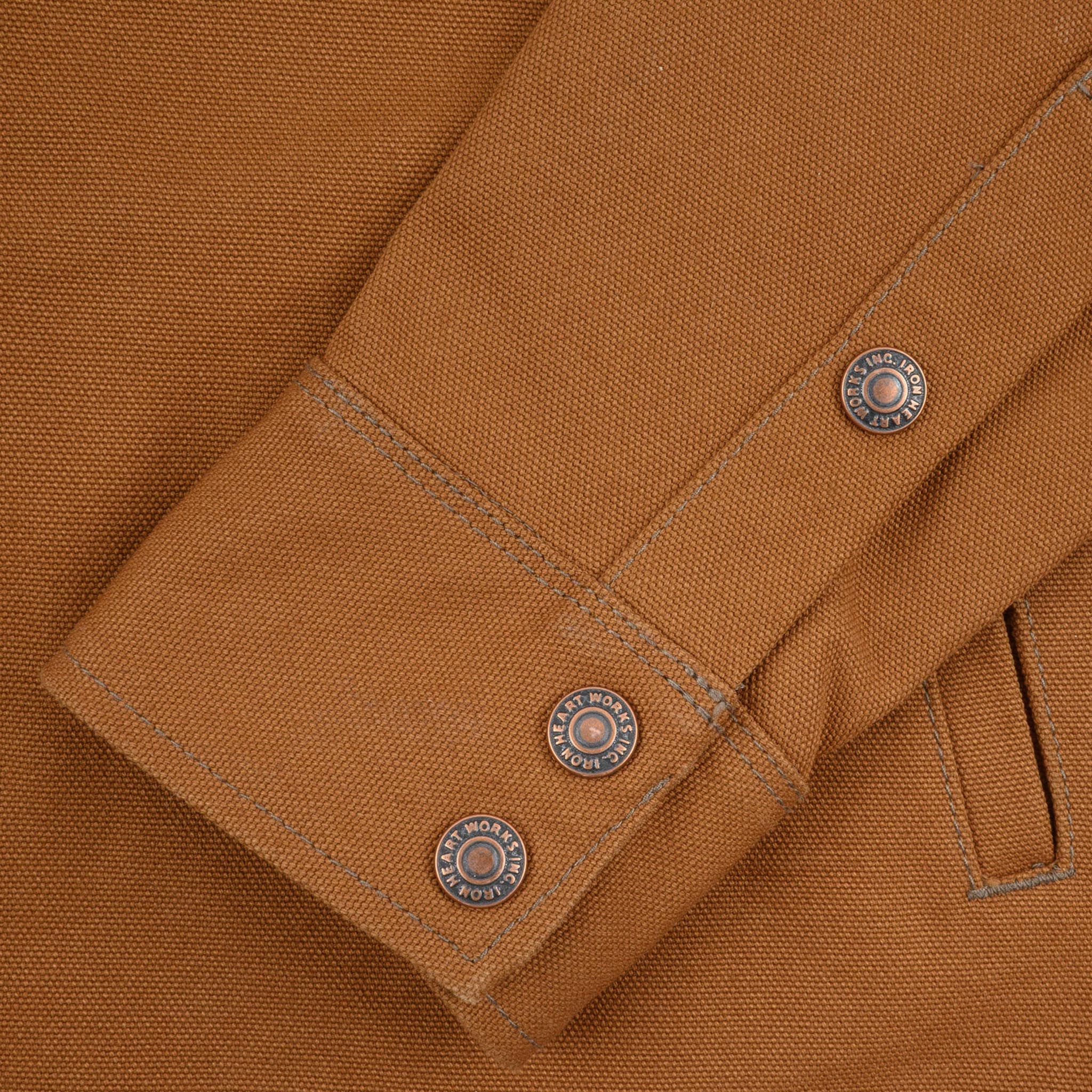 IHSH-422-BRN 17oz Cotton Duck CPO Shirt - Brown