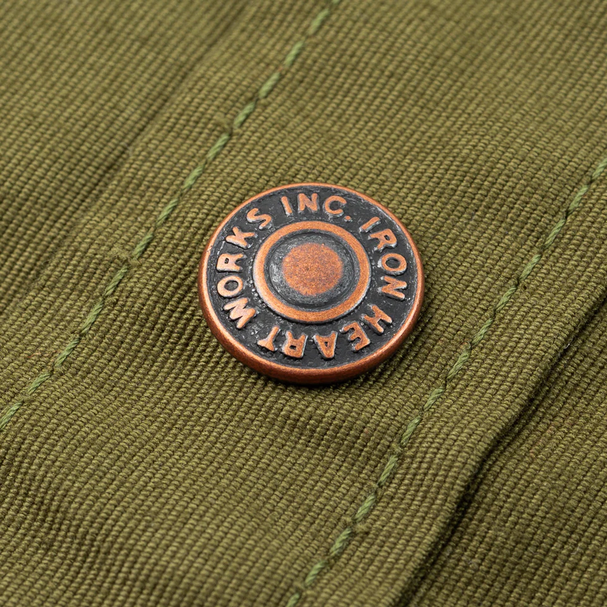 IHSH-425-OLV 8oz Military Whipcord CPO Shirt - OIive