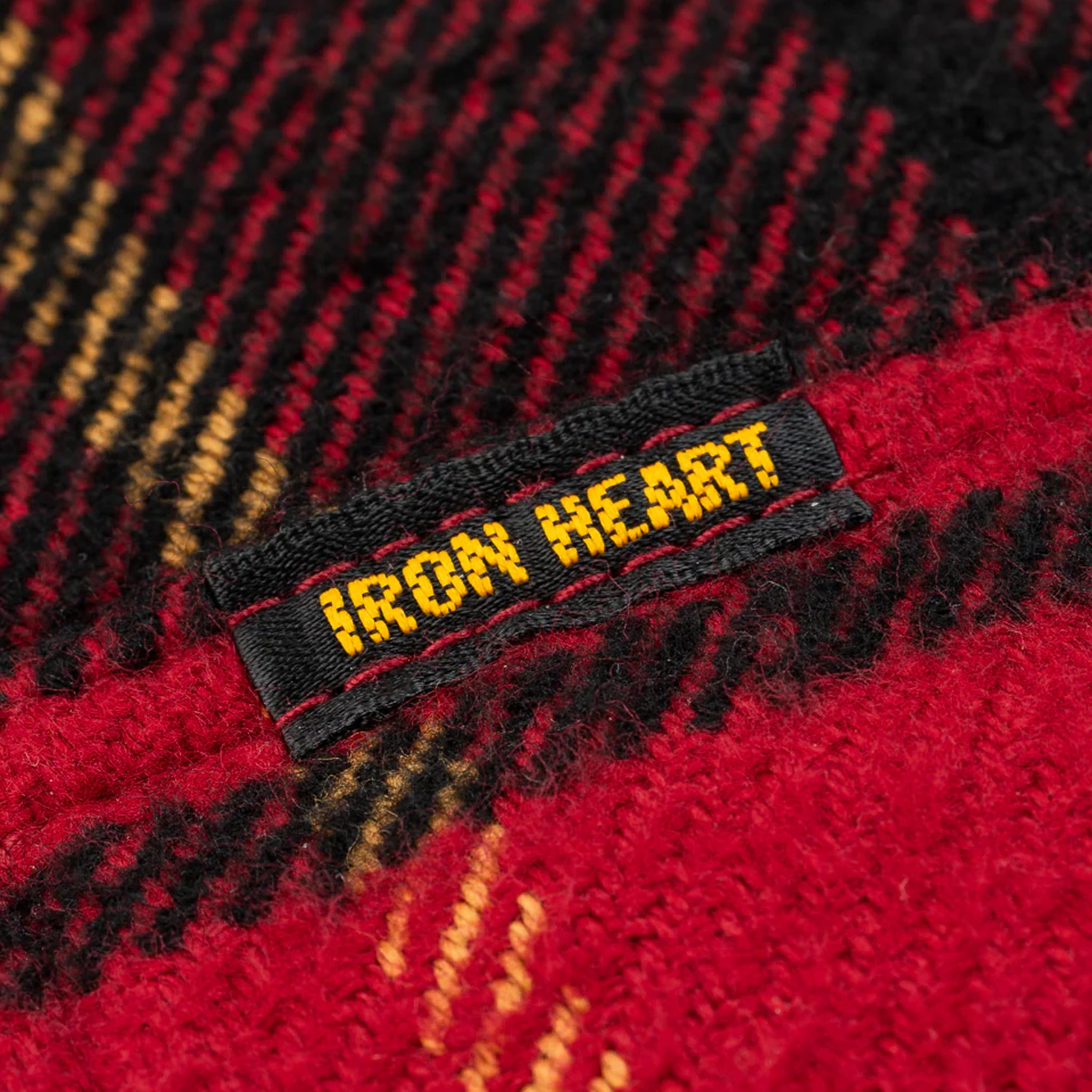 IHSH-433-RED Heavy Flannel Rider’s Overshirt - Red